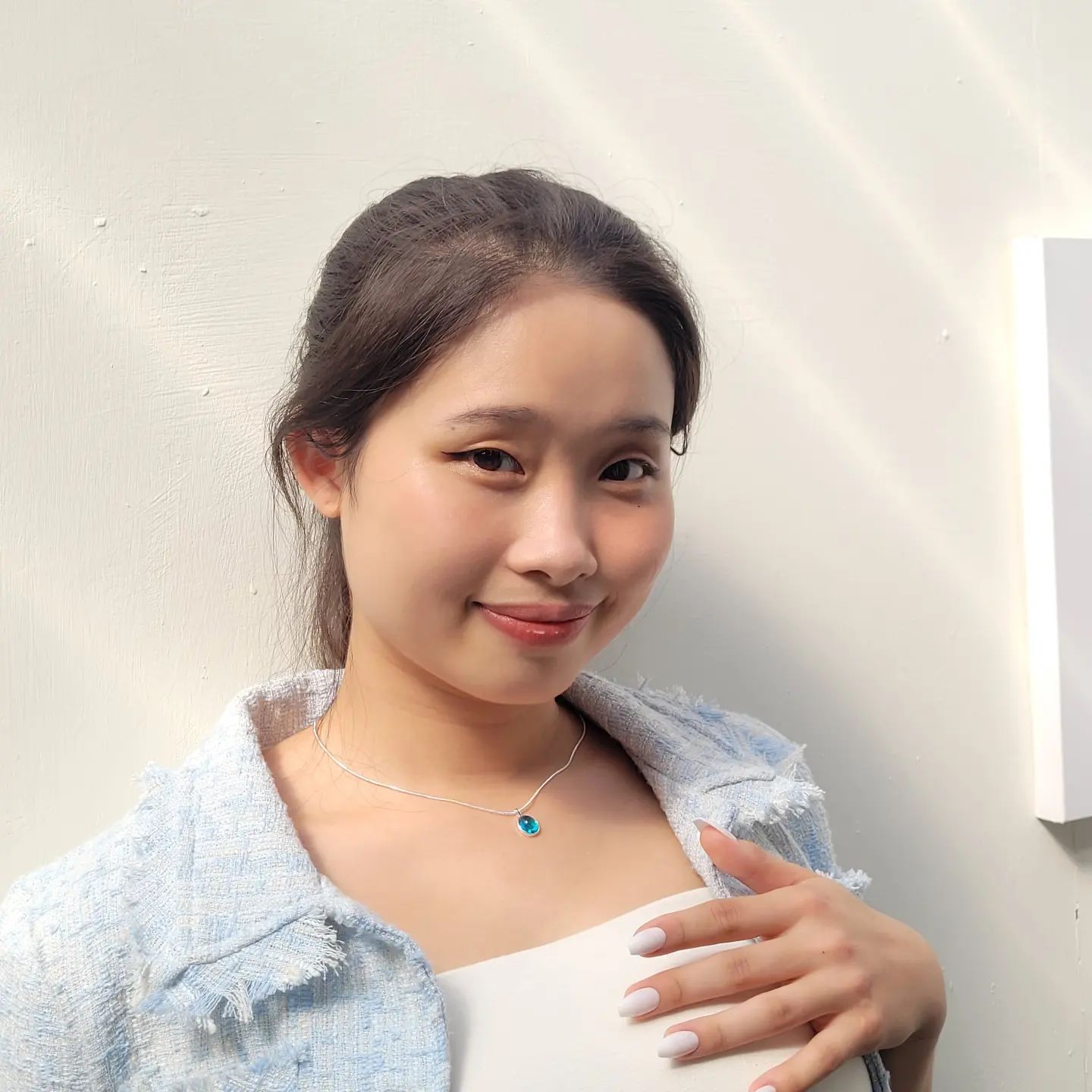 “心目中的海藍寶石”鎖骨鍊✨️🩵