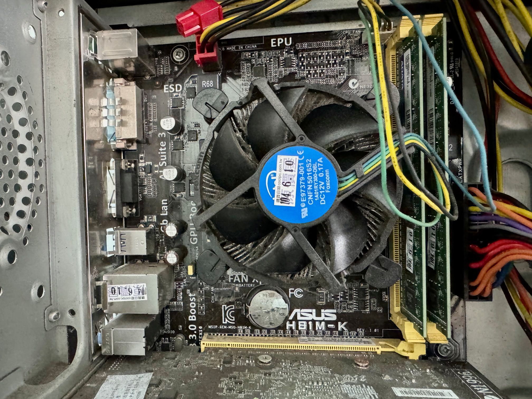 i3-4160 + Asus H81M-K + 威剛 DDR3-1600 4Gx2