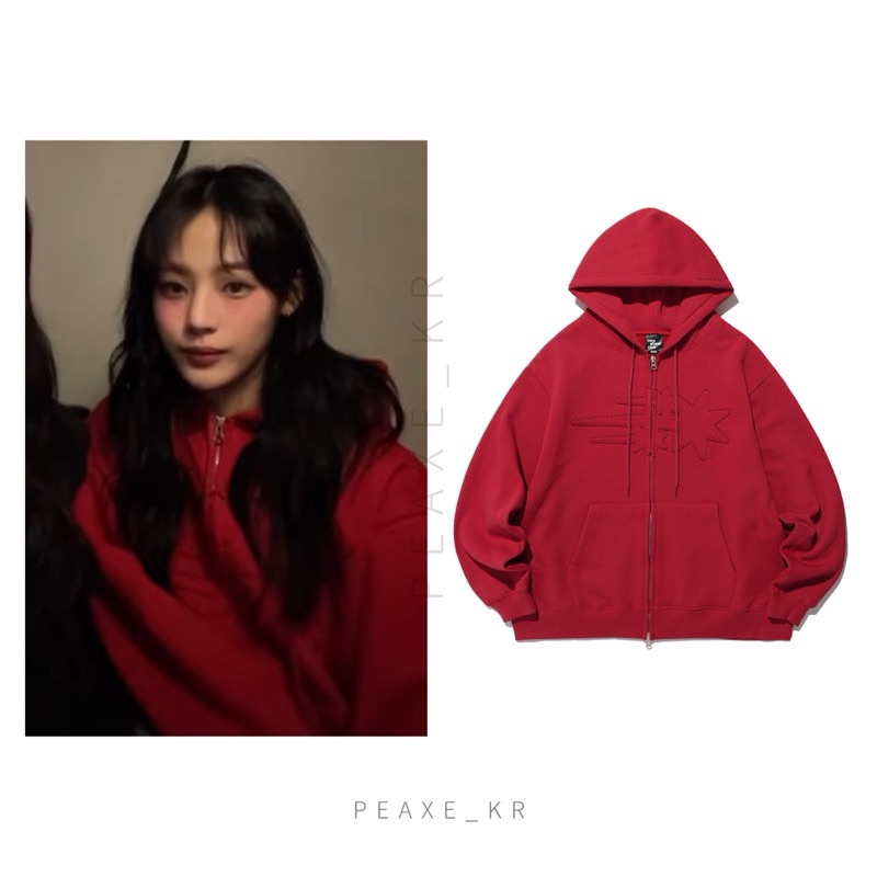 NewJeans Minji 金玟池 同款連帽外套 nice ghost club 3STAR