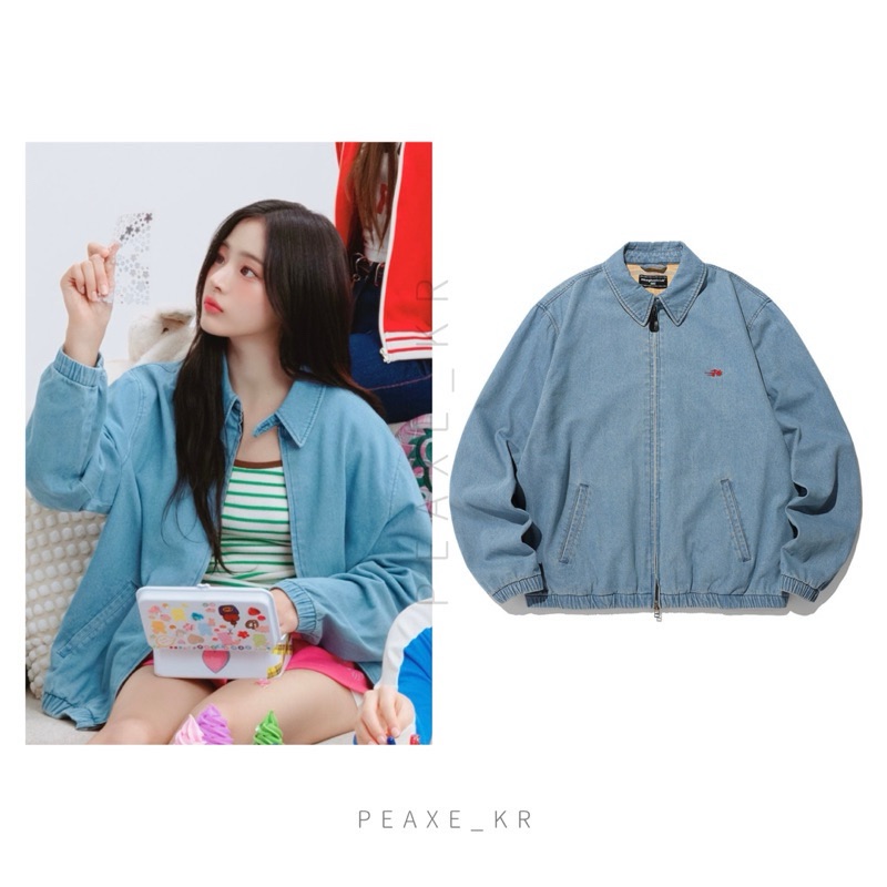 NewJeans MINJI 金玟池 同款丹寧夾克外套 nice ghost club