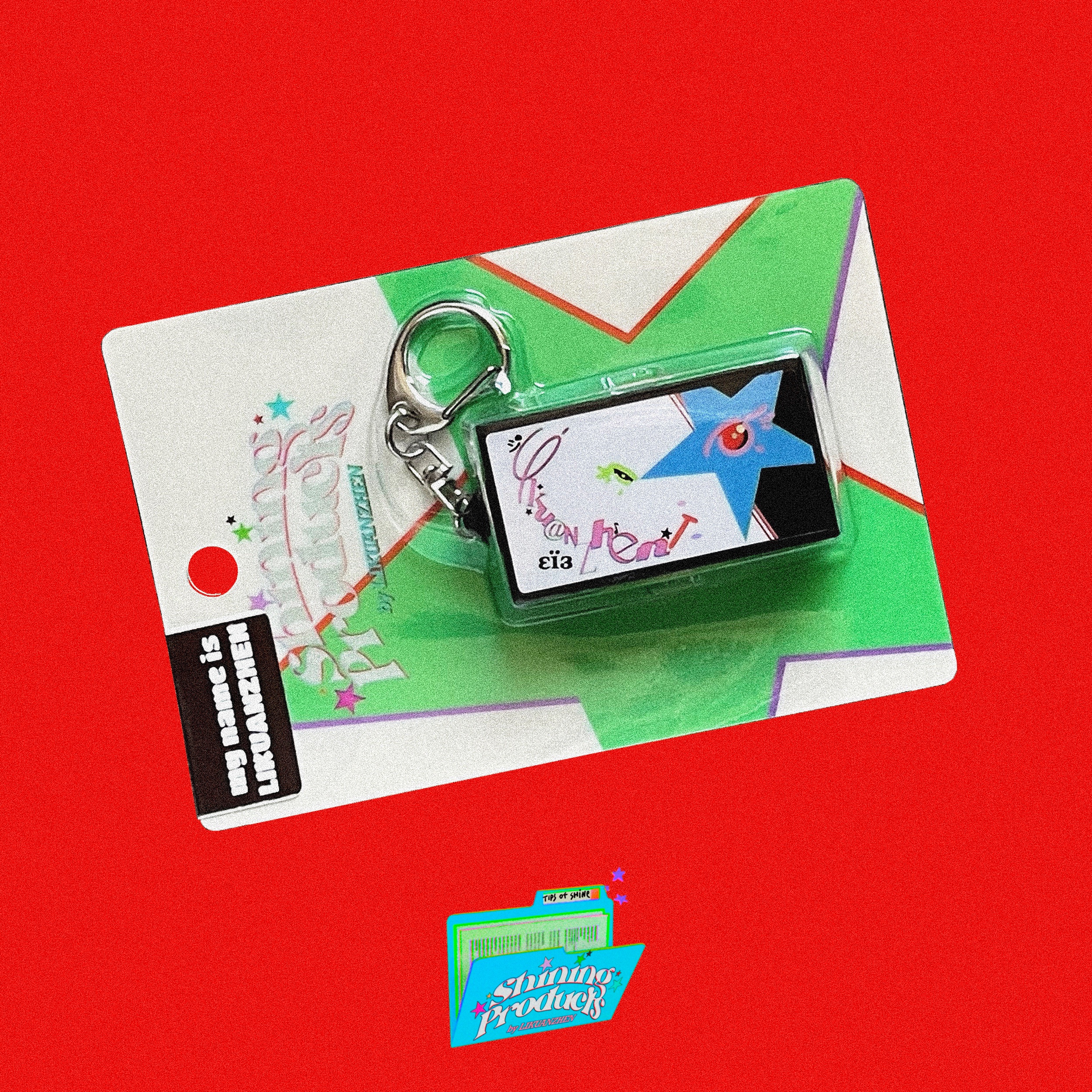 Shining Lightbox Keychain