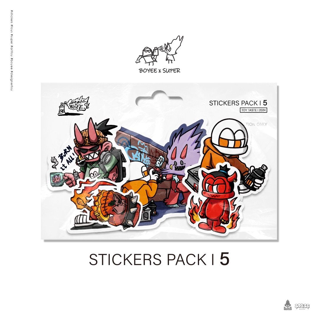 《STICKERS PACK》- SUPER_TW x BOYEE🔥