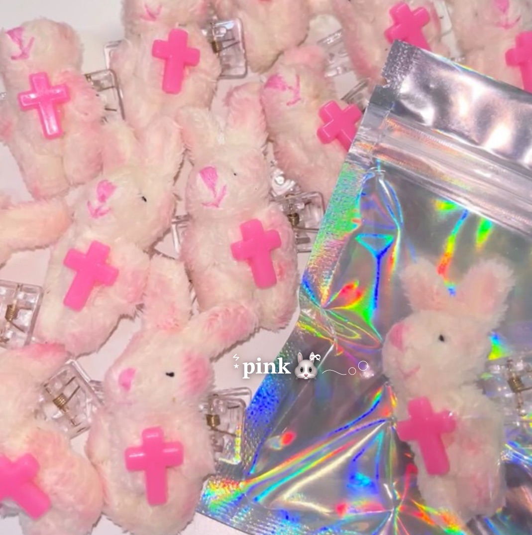 辣妹腮紅兔髮夾꒷꒦꒷꒦꒷꒷꒦꒷꒦꒷