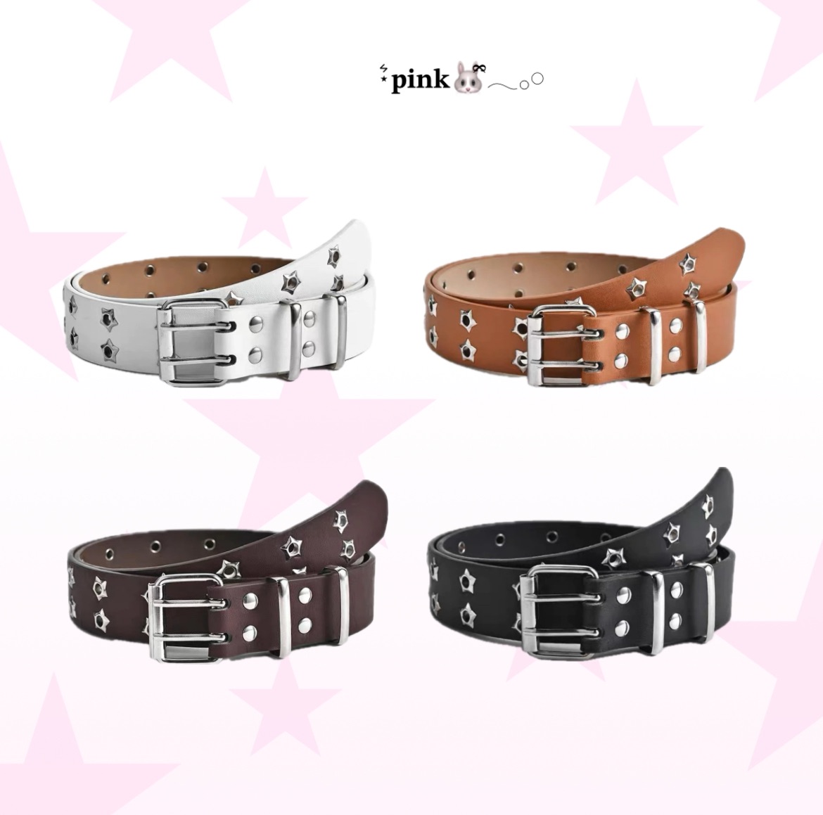 y2k千禧辣妹星星皮帶｡･ﾟ*.☆