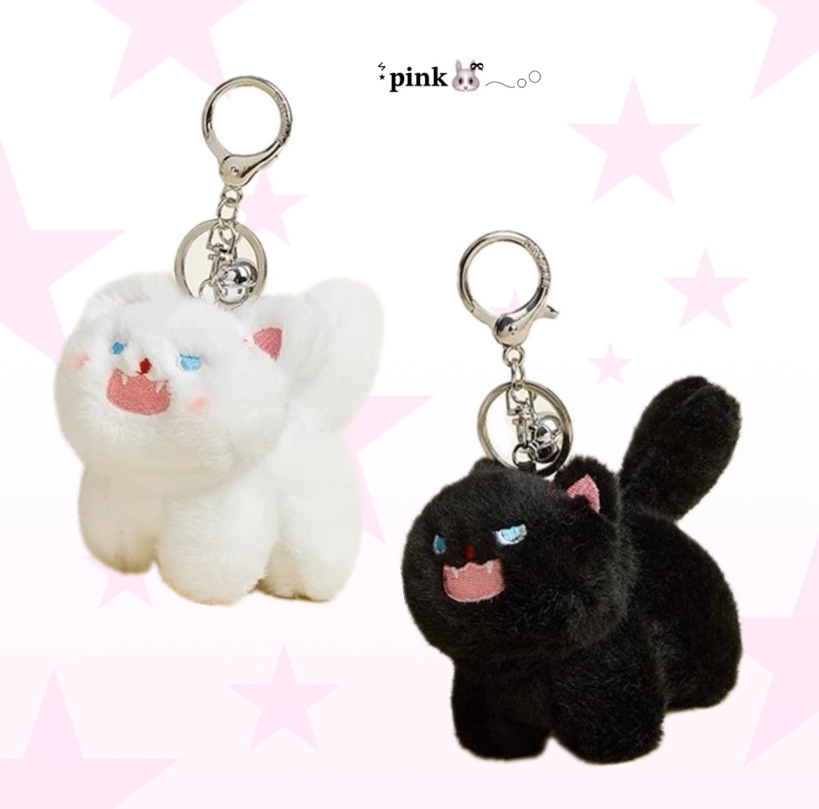 毛絨可愛小貓吊飾.☆.｡.:*