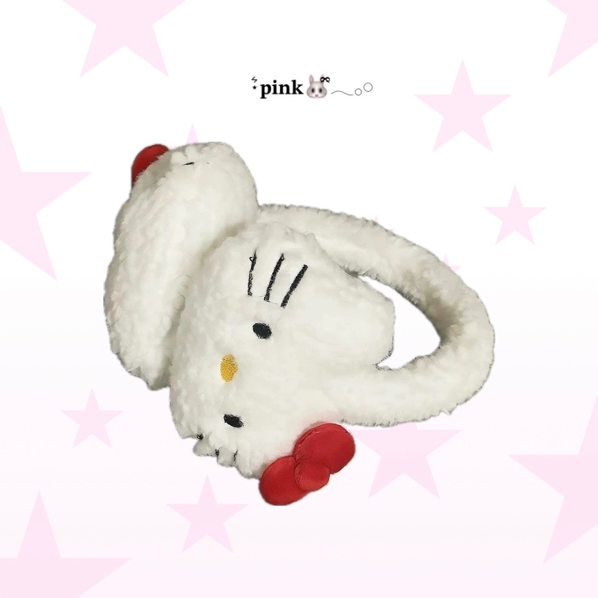 kitty毛絨耳罩.☆.｡.:*