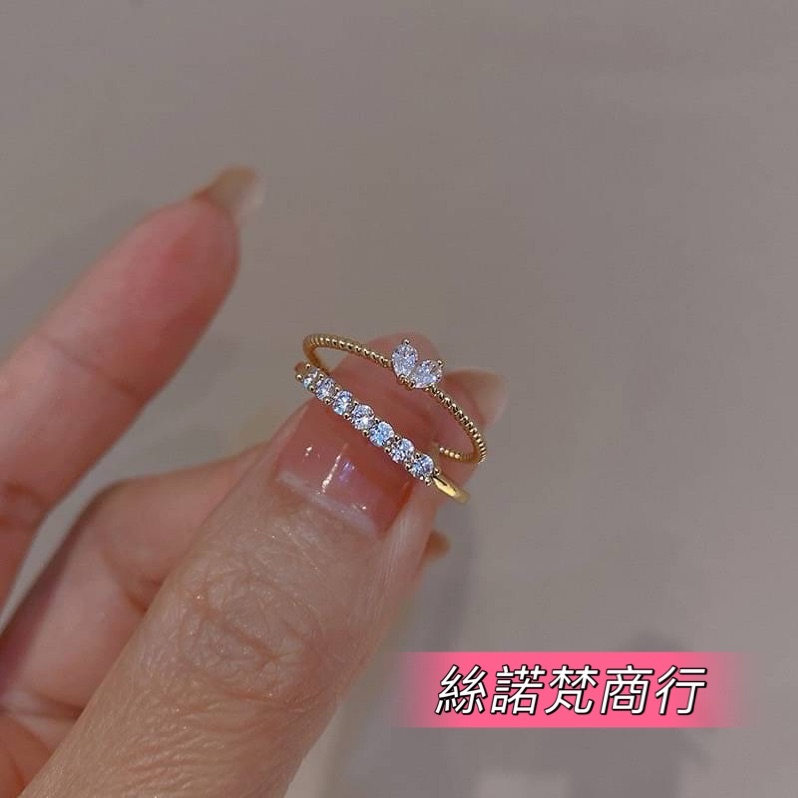 🇹🇼親跑過爐 親奢愛心套戒❤️