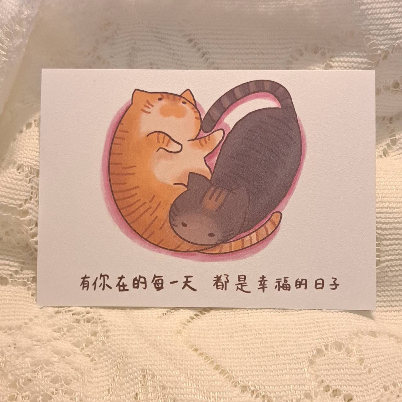 原創 陪伴系列 明信片（雙面有圖）