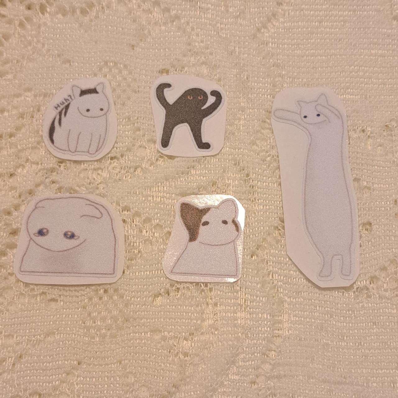 吉家有貓 迷因系列 小貼紙  PVC防水霧面貼紙