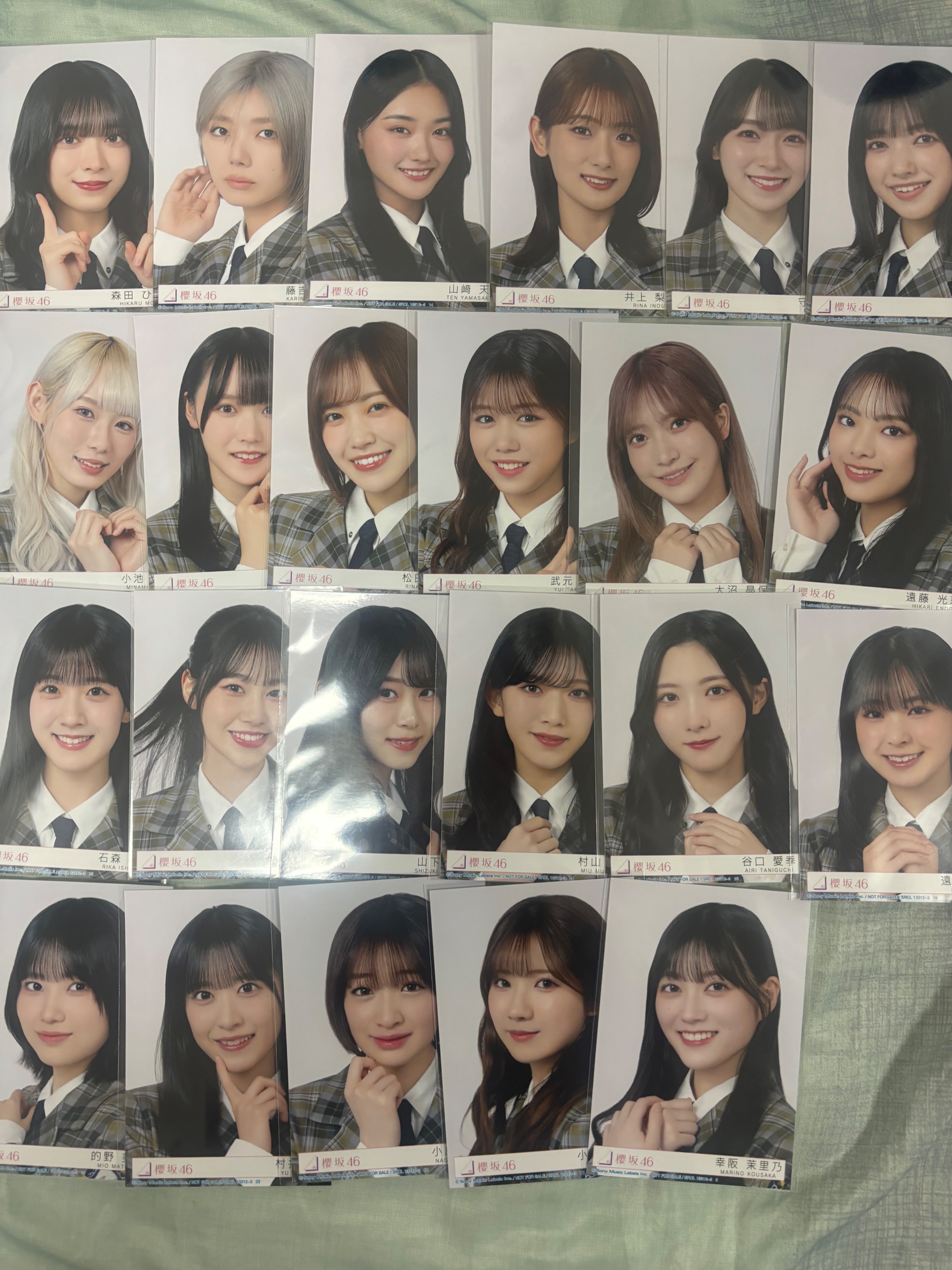 櫻坂 11單內封 生寫真