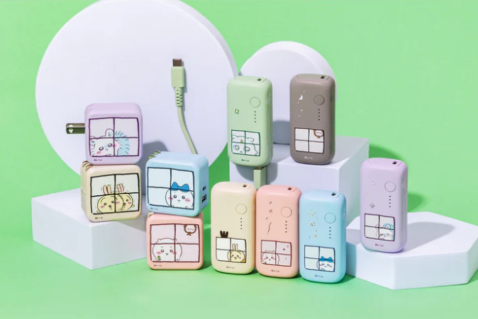 行動電源/AC快充頭/徽章4件套/貼紙4件套/印花貼紙