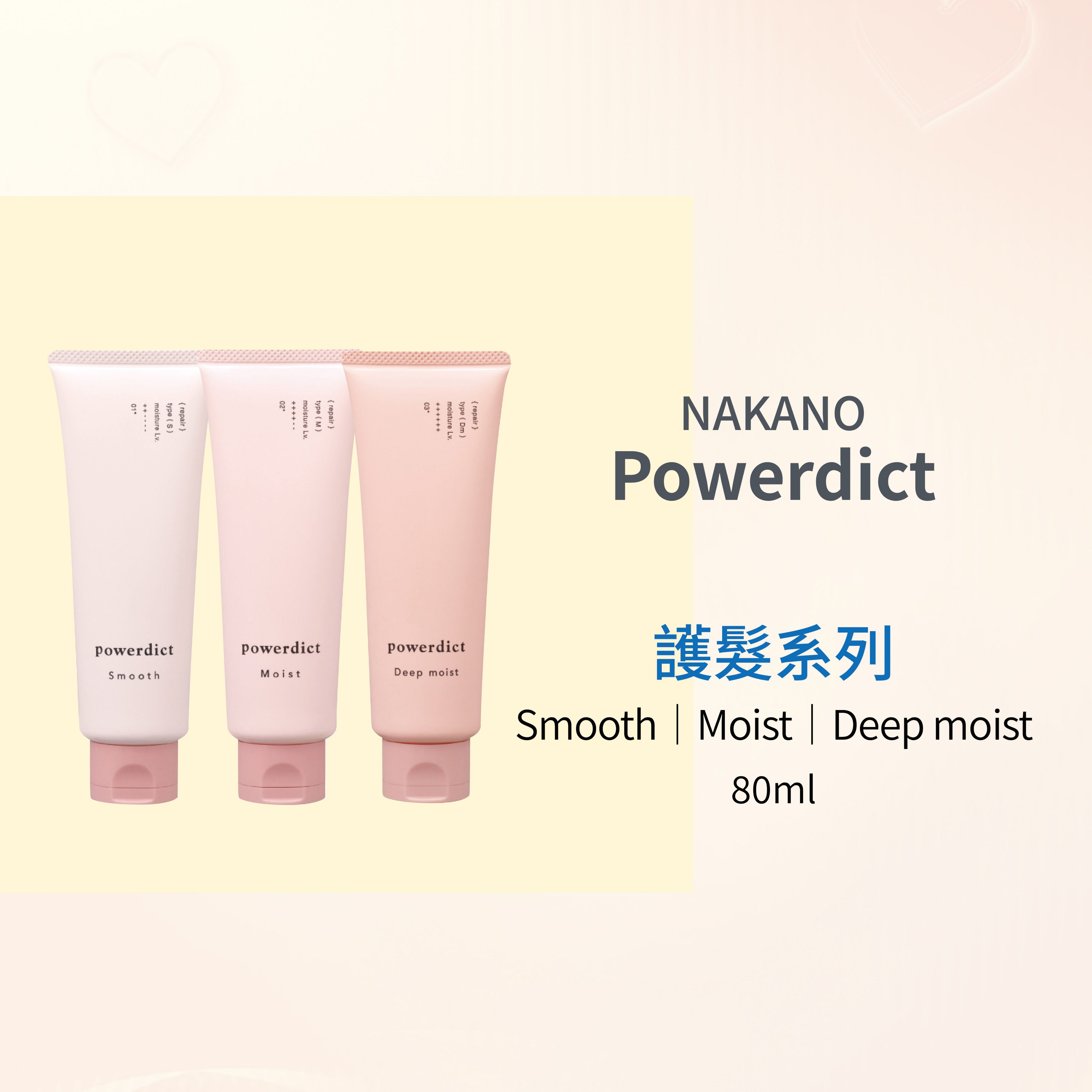 🌟 現貨 💯日本 中野製藥 NAKANO POWERDICT 護髮系列 80g --👉