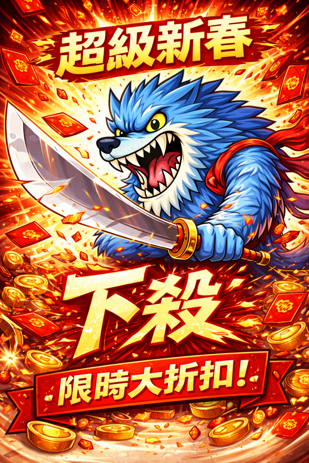 春節限定下殺！希望開工本賣場可以歸零！