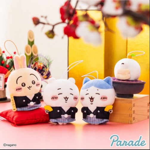 Parade 吉伊卡哇 日本新年限定正月系列穿袴服吃「奧德紅豆湯」超療癒