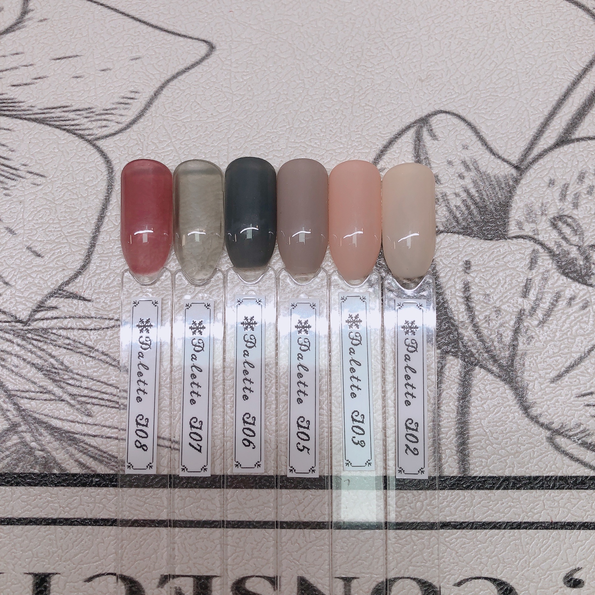 二手色膠 Palette Carys品牌色膠 共13色