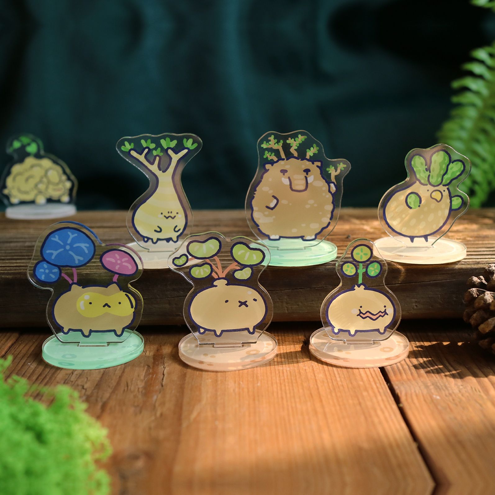 （盲包）-珍奇植生物-土中小夥伴Part2-壓克力立牌