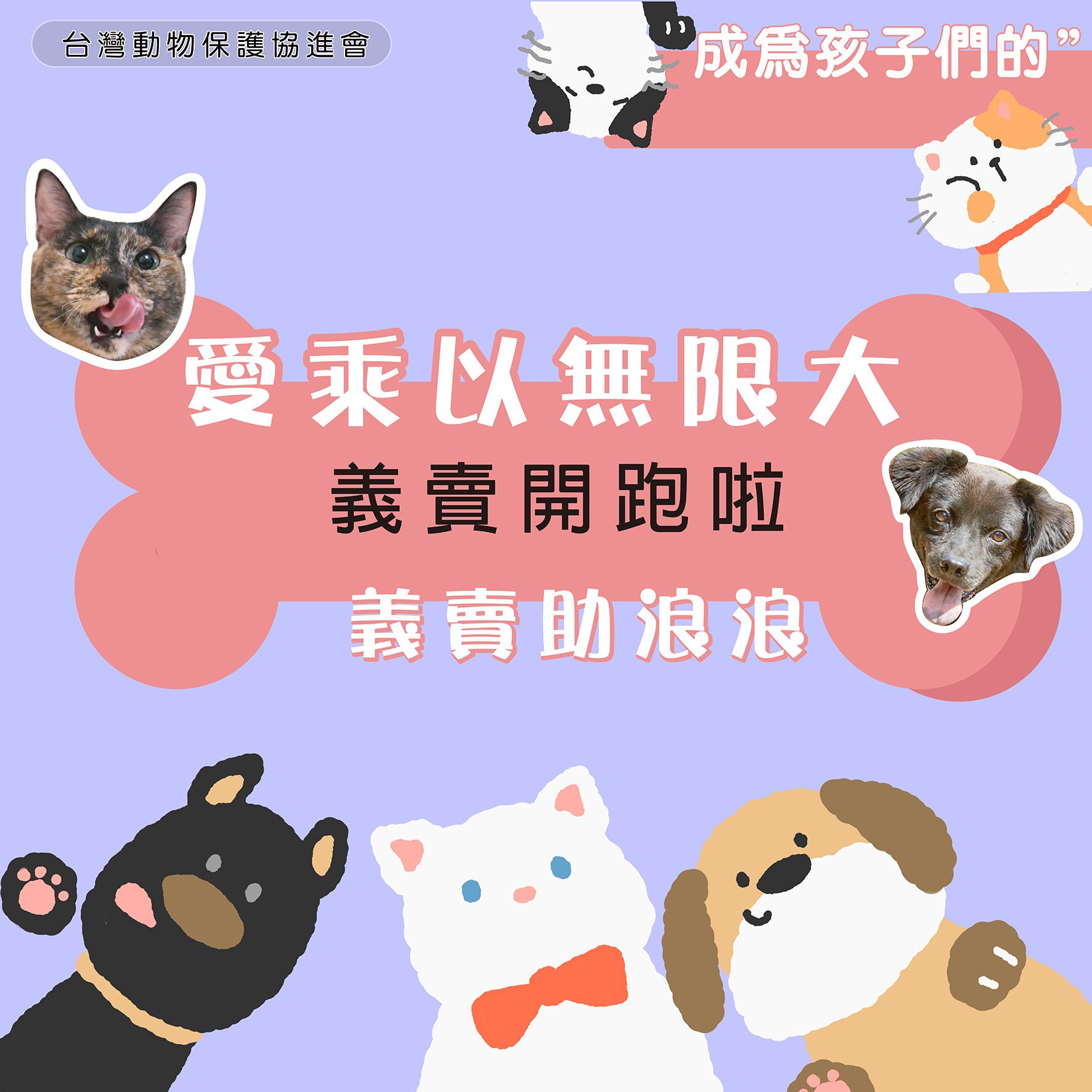 【2026愛乘以無限大 義賣助浪浪】 義賣開跑拉
