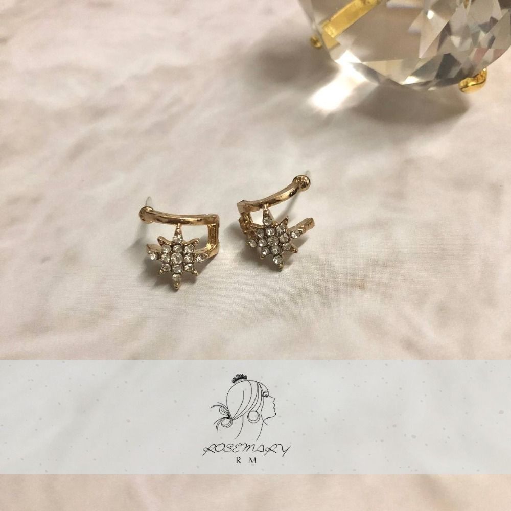 ♛ROSEMAYR♛[LX-0010] 韓版 簡約時尚 閃爍鑲鑽小耳釘 耳環