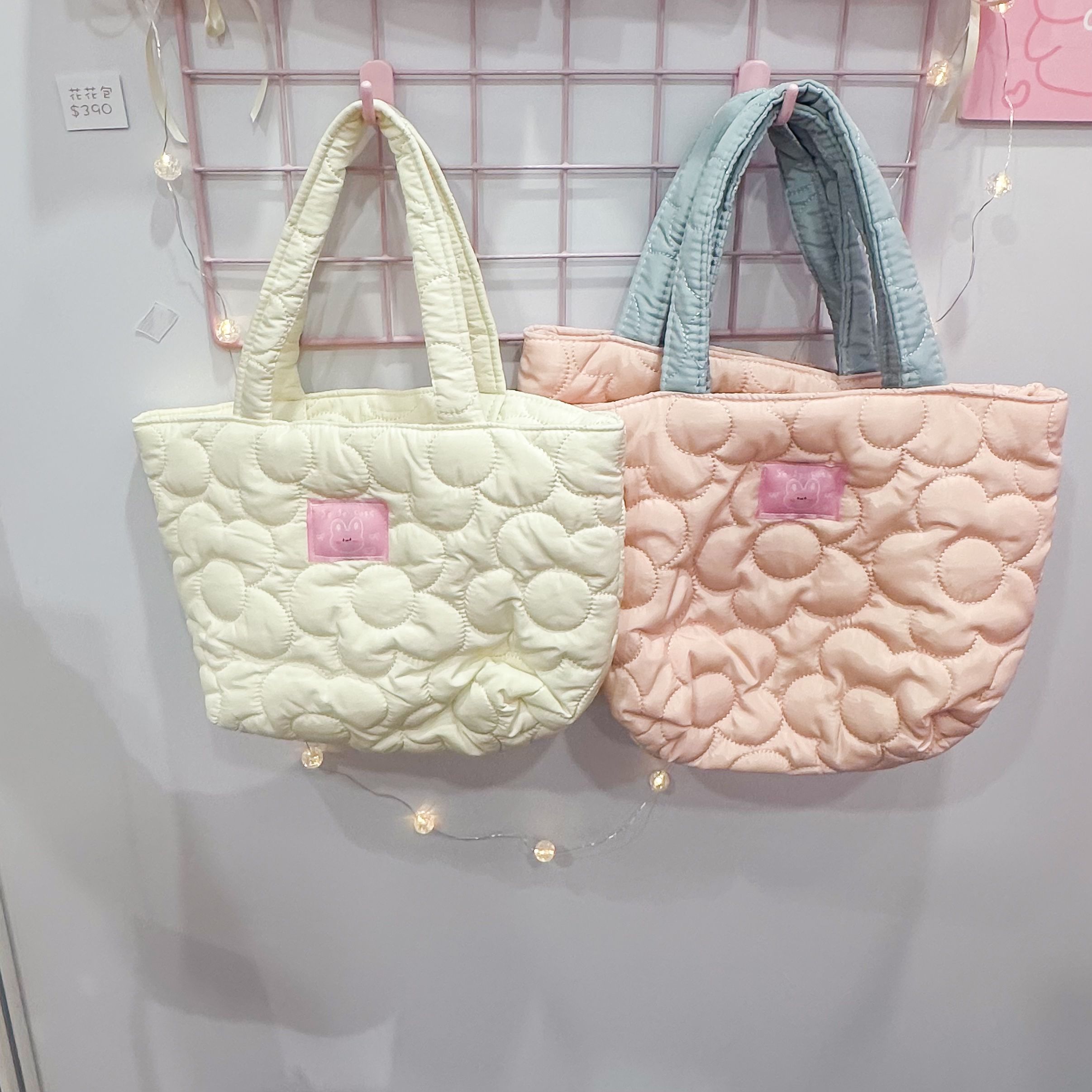 傻兔 可愛花花包 蓬蓬花包