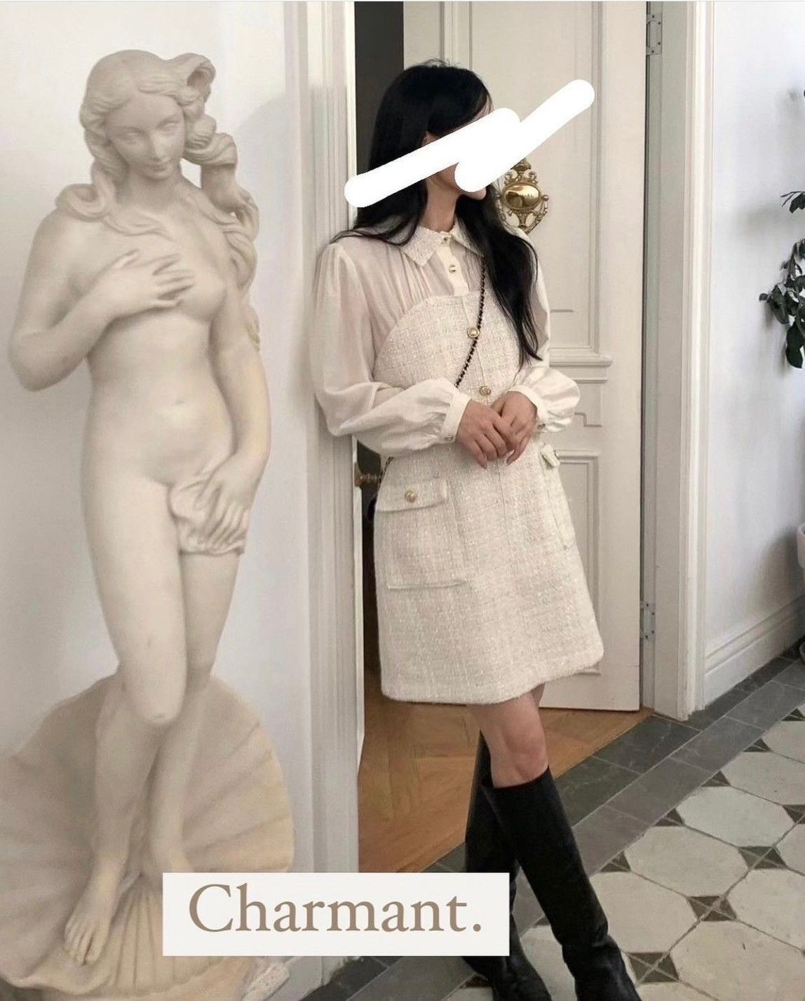 N1111財閥千金小姐姐洋裝