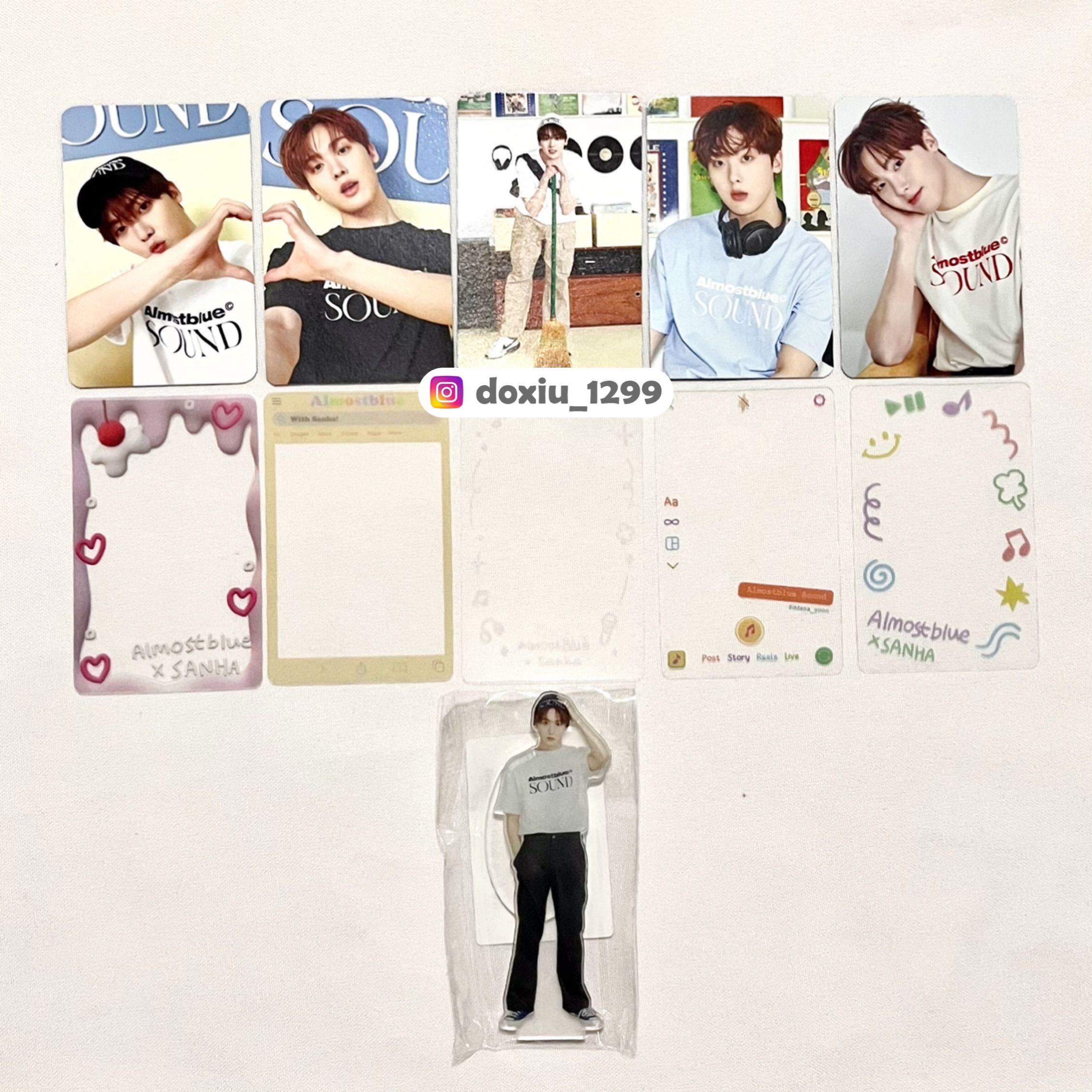 尹產賀Almost Blue官方小卡/立牌