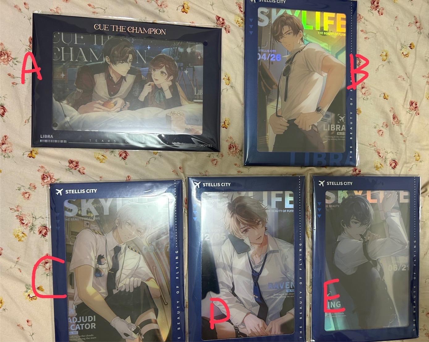 未定事件簿 壓克力色紙