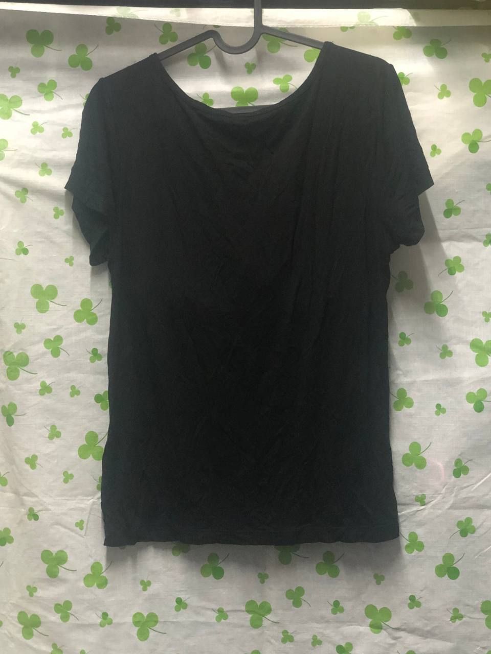 ♛ROSEMAYR♛廠商寄賣-中大尺碼 內戴胸墊彈性棉短袖上衣