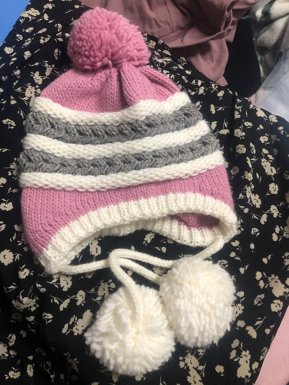 ♛ROSEMAYR♛廠商寄賣-Y2480大毛球保暖針織毛線帽