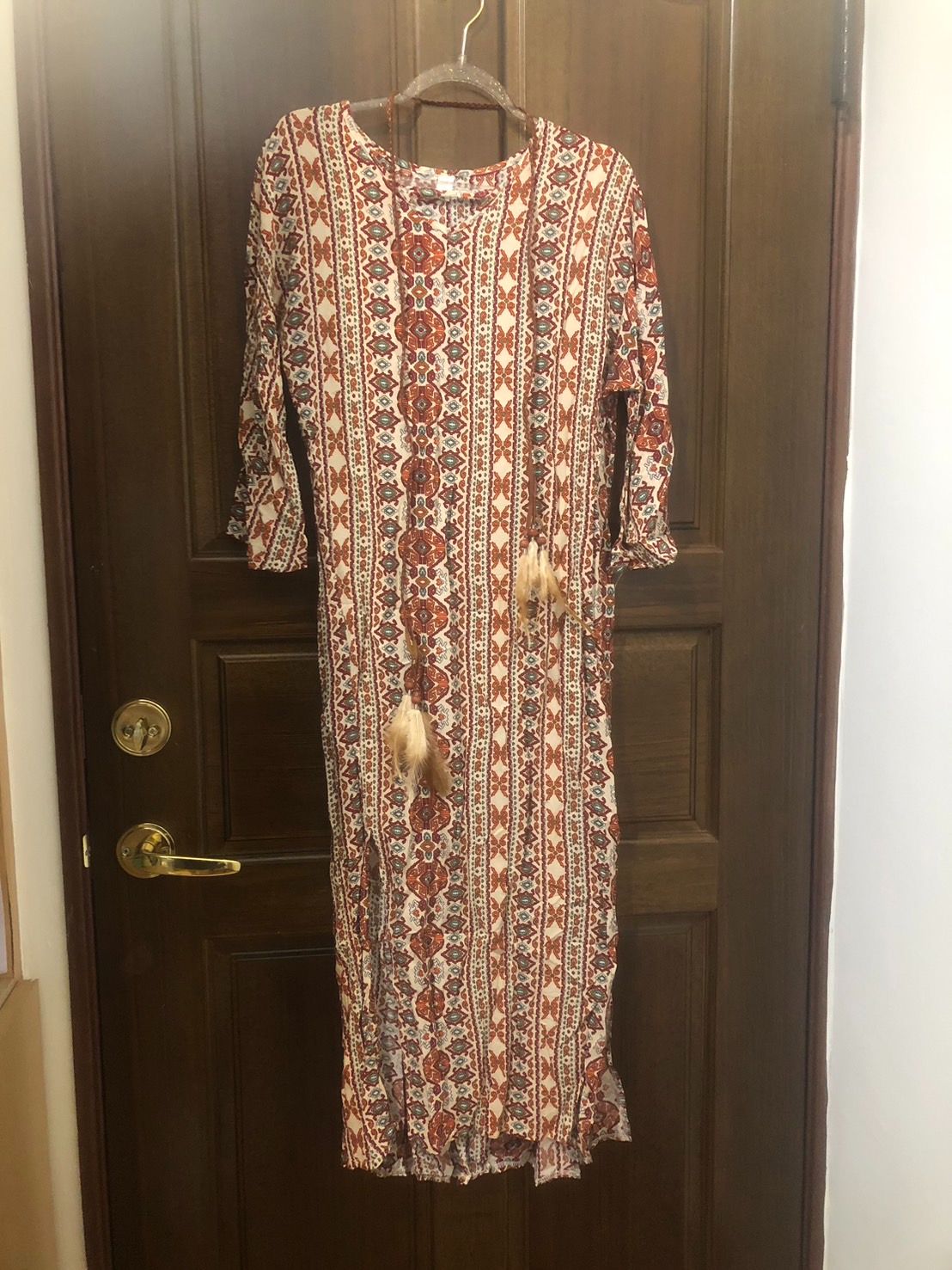 ♛ROSEMAYR♛廠商寄賣-G3849異國民族風綁帶連身裙