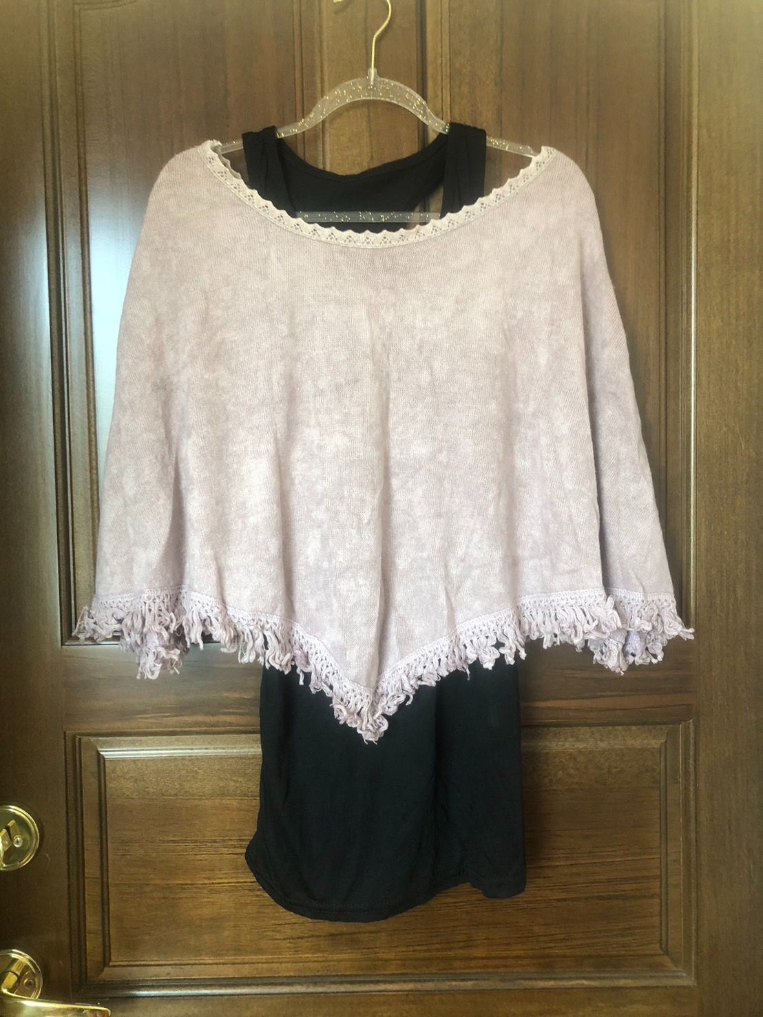 ♛ROSEMAYR♛廠商寄賣-A02-84268香芋紫兩件式斗篷上衣