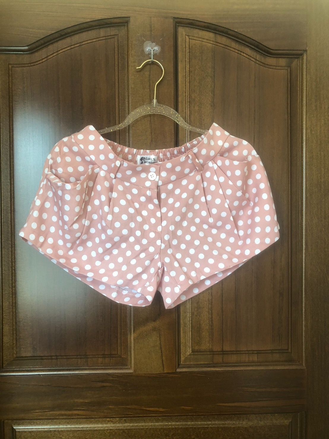 ♛ROSEMAYR♛廠商寄賣-A06-001粉色點點短褲