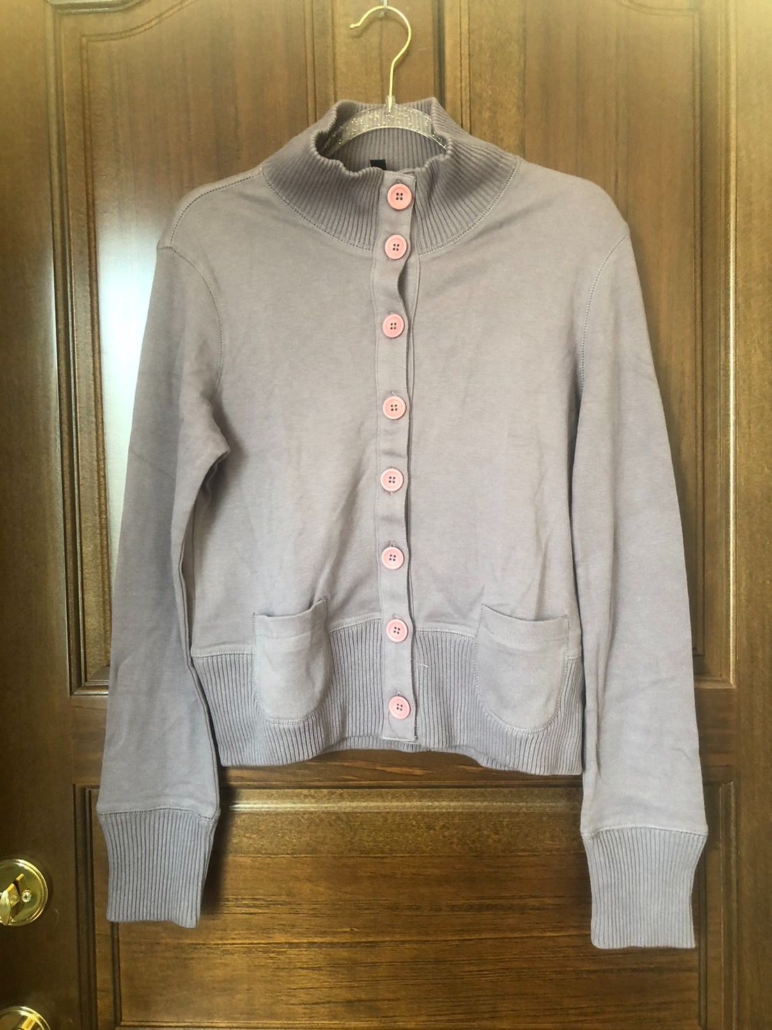 ♛ROSEMAYR♛廠商寄賣-A03-005灰色鈕釦短版外套