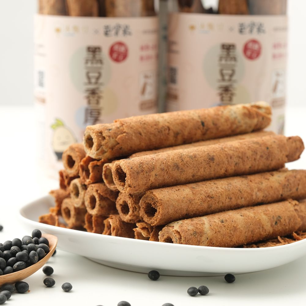 濃醇黑豆手工厚蛋捲 204g/個 預購中