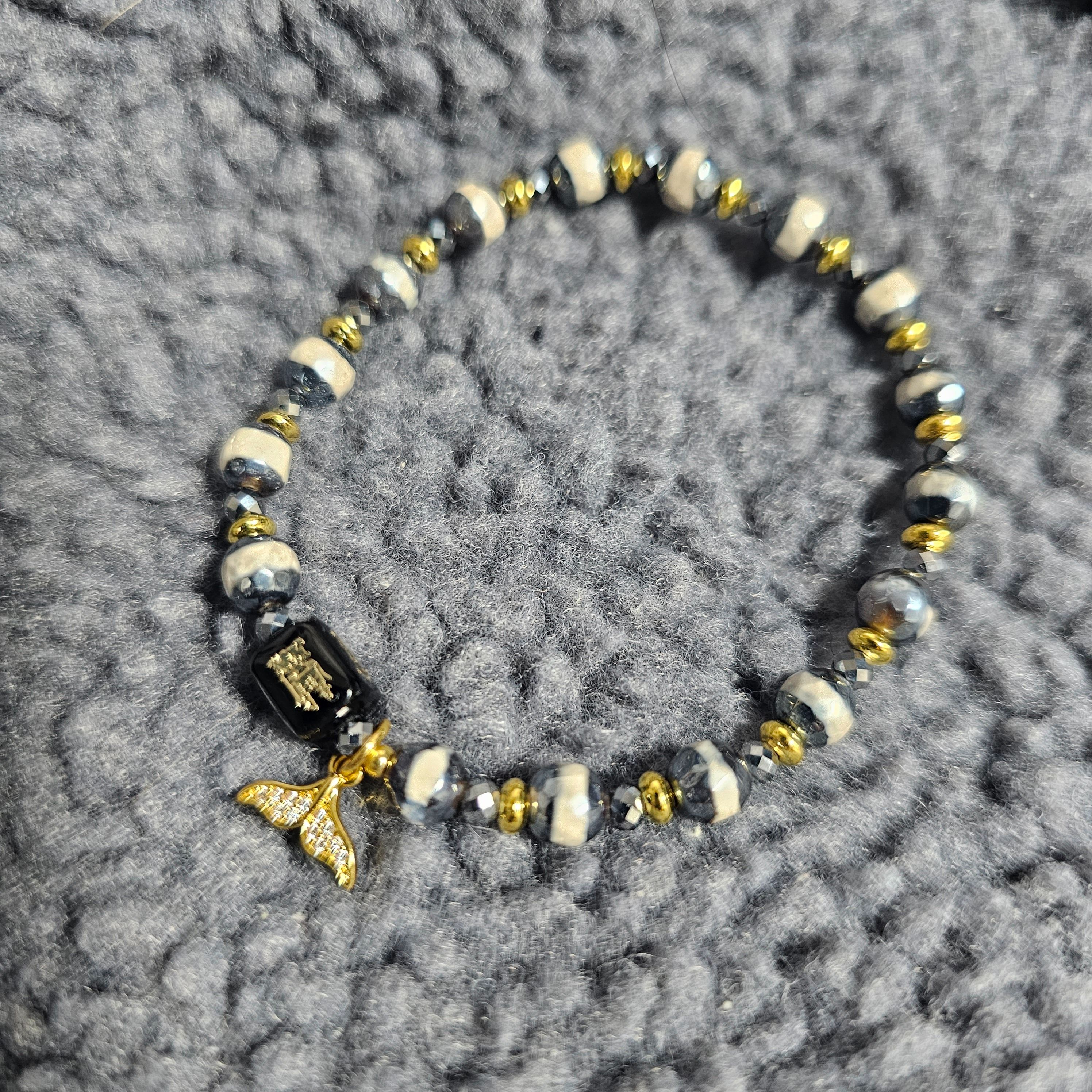 淨漢同款鯨魚尾許願手鏈