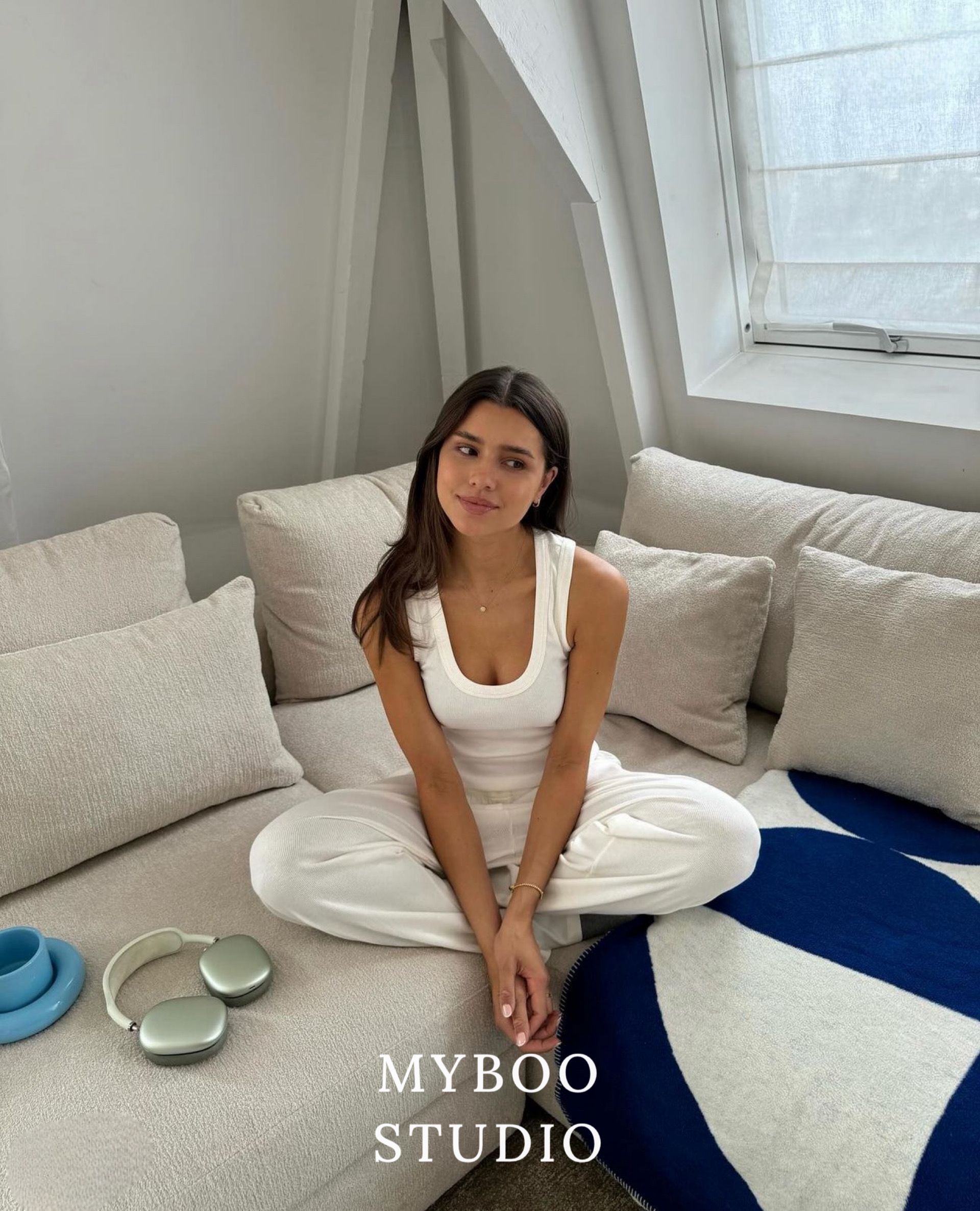 超好搭！歐美螺紋大U領粗肩帶背心 粗肩帶工字背心 遮副乳背心 百搭休閒日常背心