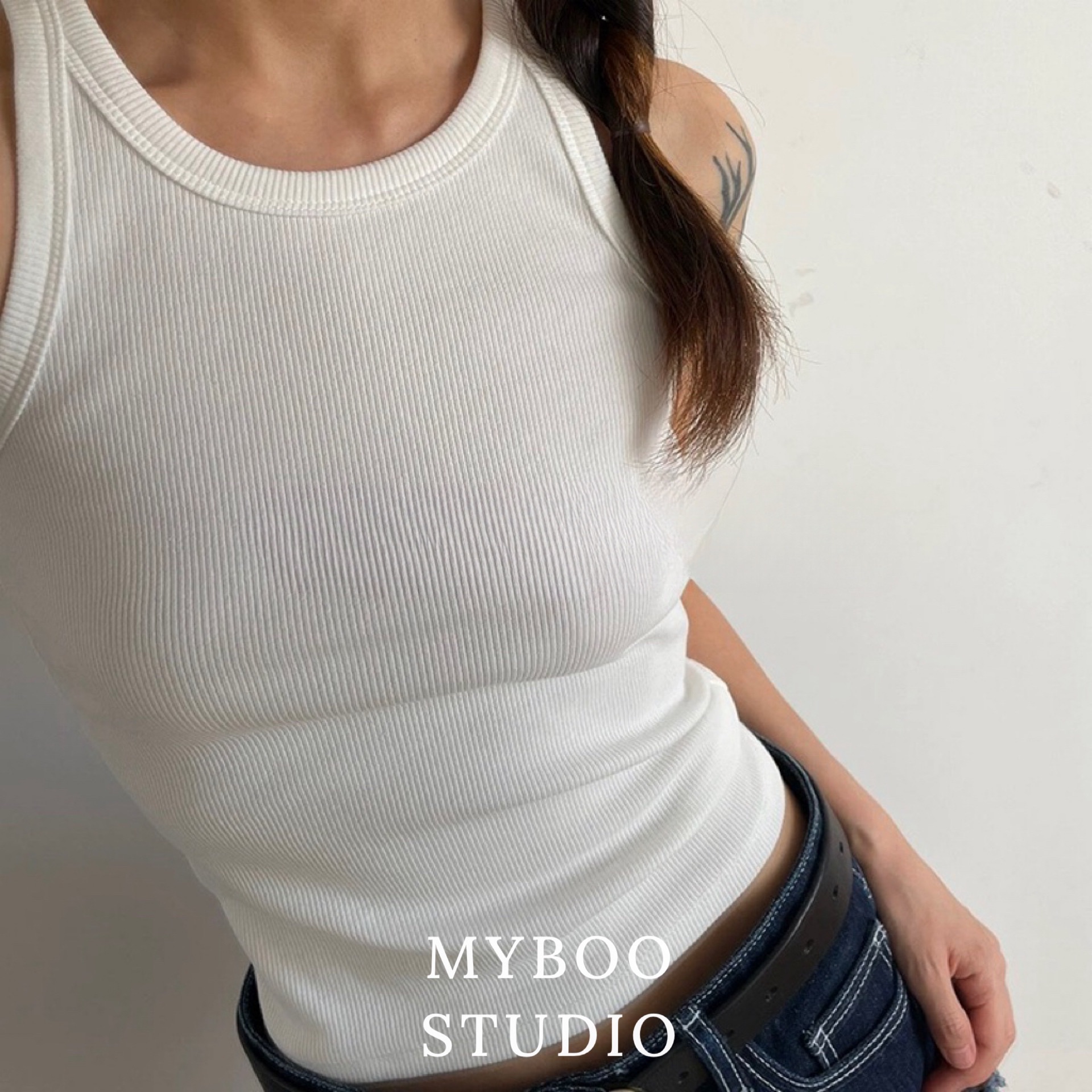 （長版下單區）兩種長度 歐美百搭基礎工字背心7色