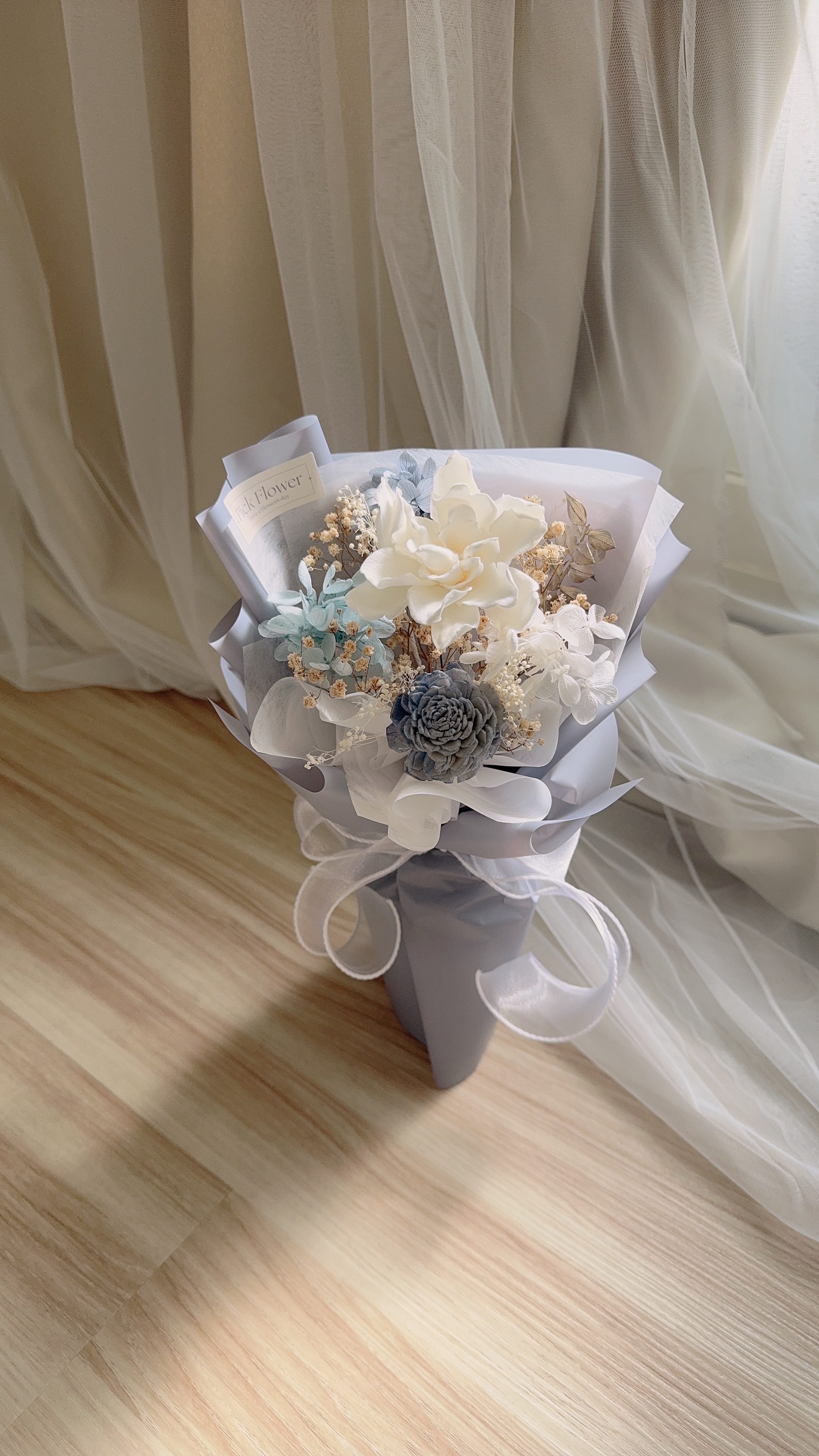 永生梔子花花束