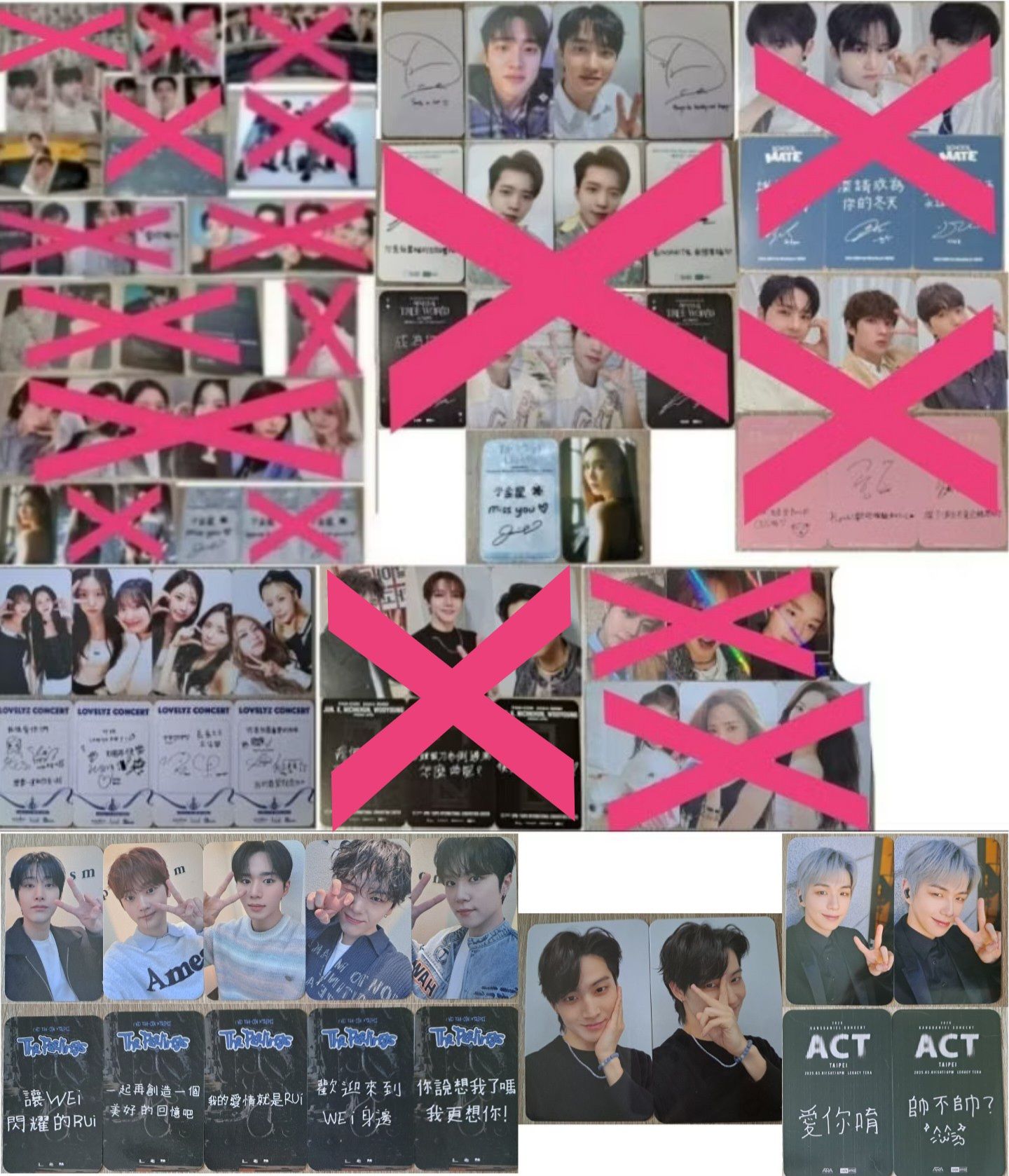 [絕版] kpop官方限定小卡/入場卡/海報