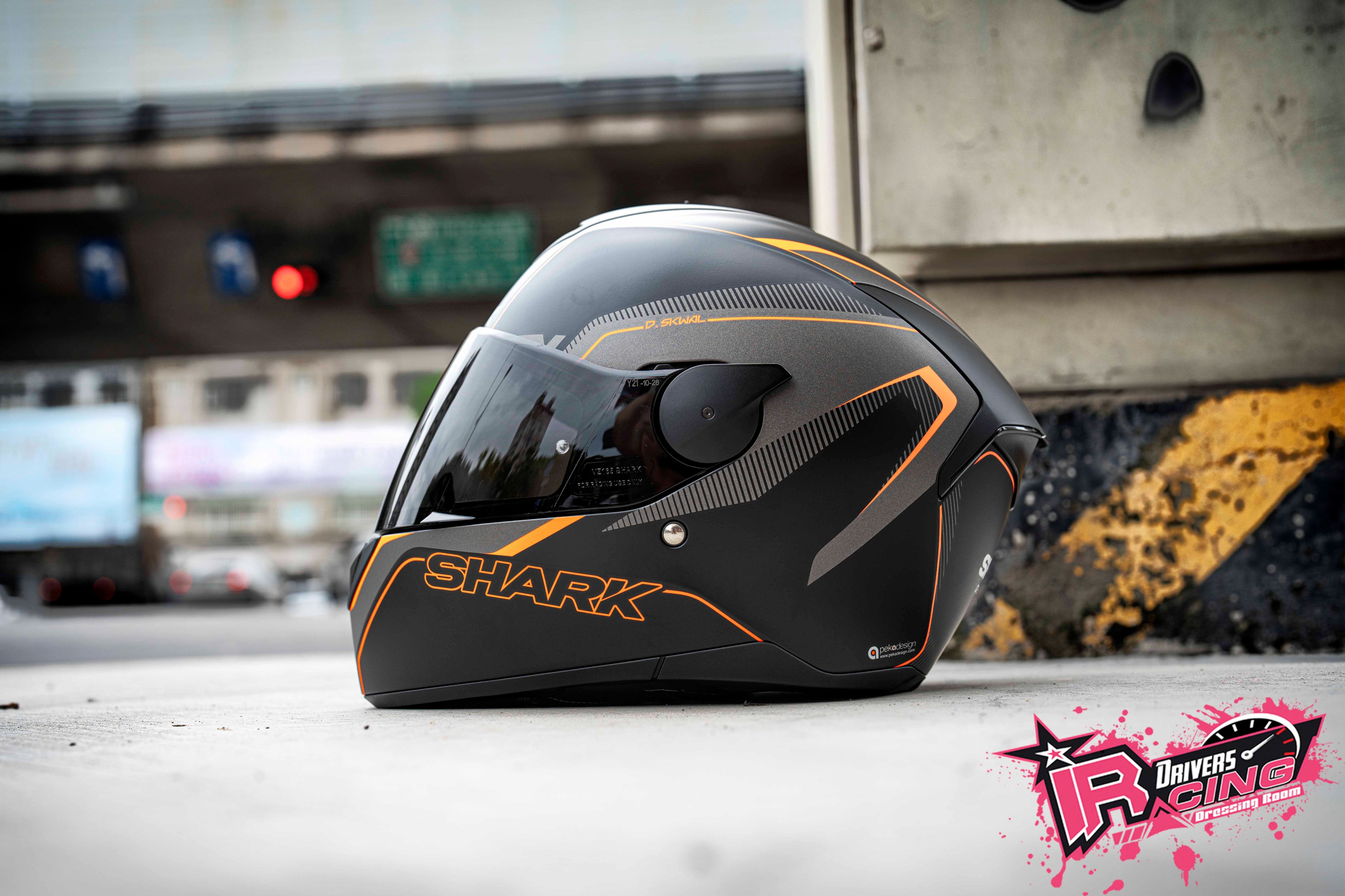 ♚賽車手的試衣間♚ Shark® D-Skwal Rakken 消光 黑/橘 限量優惠