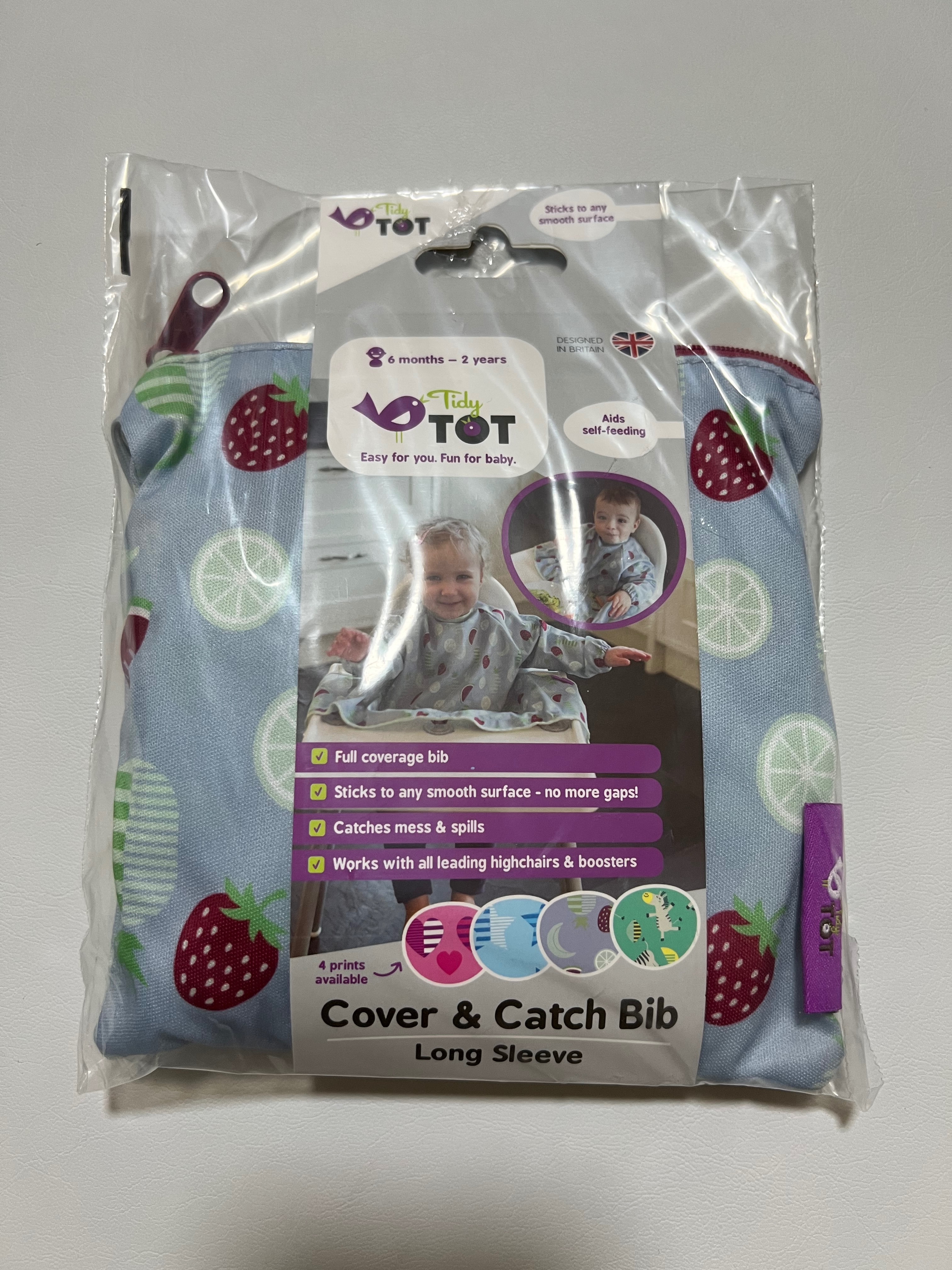 英國Tidy TOT 長袖防髒吸盤圍兜