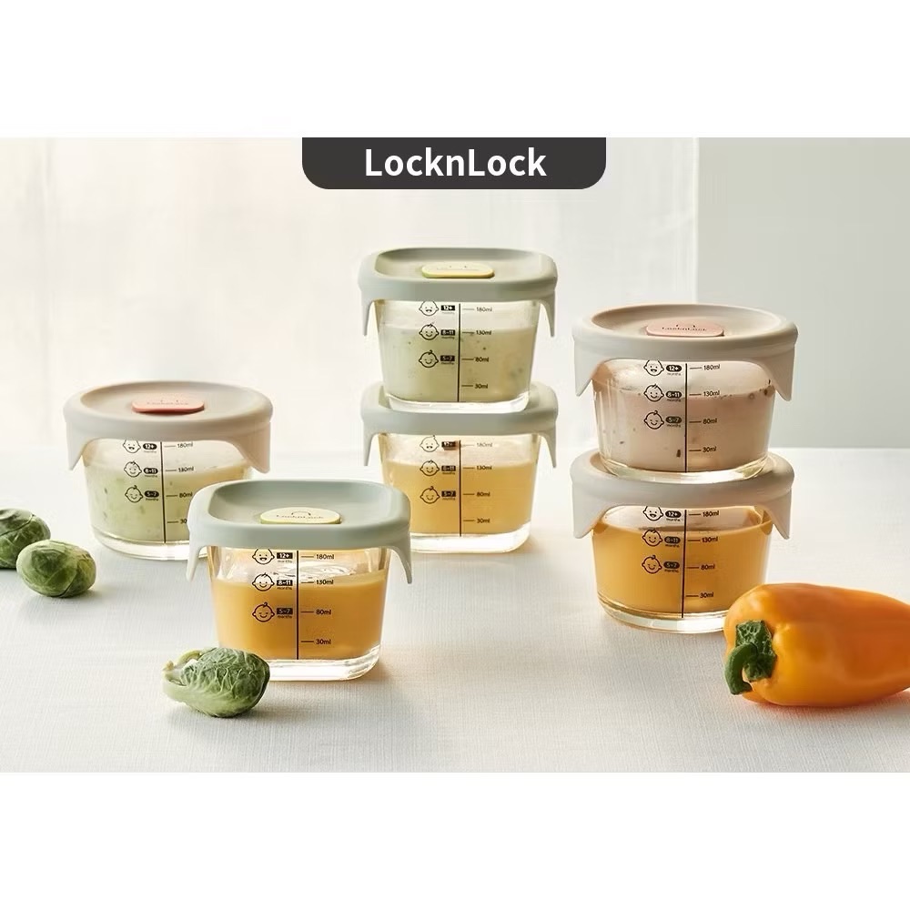 Locknlock樂扣樂扣 寶寶副食品耐熱玻璃保鮮盒