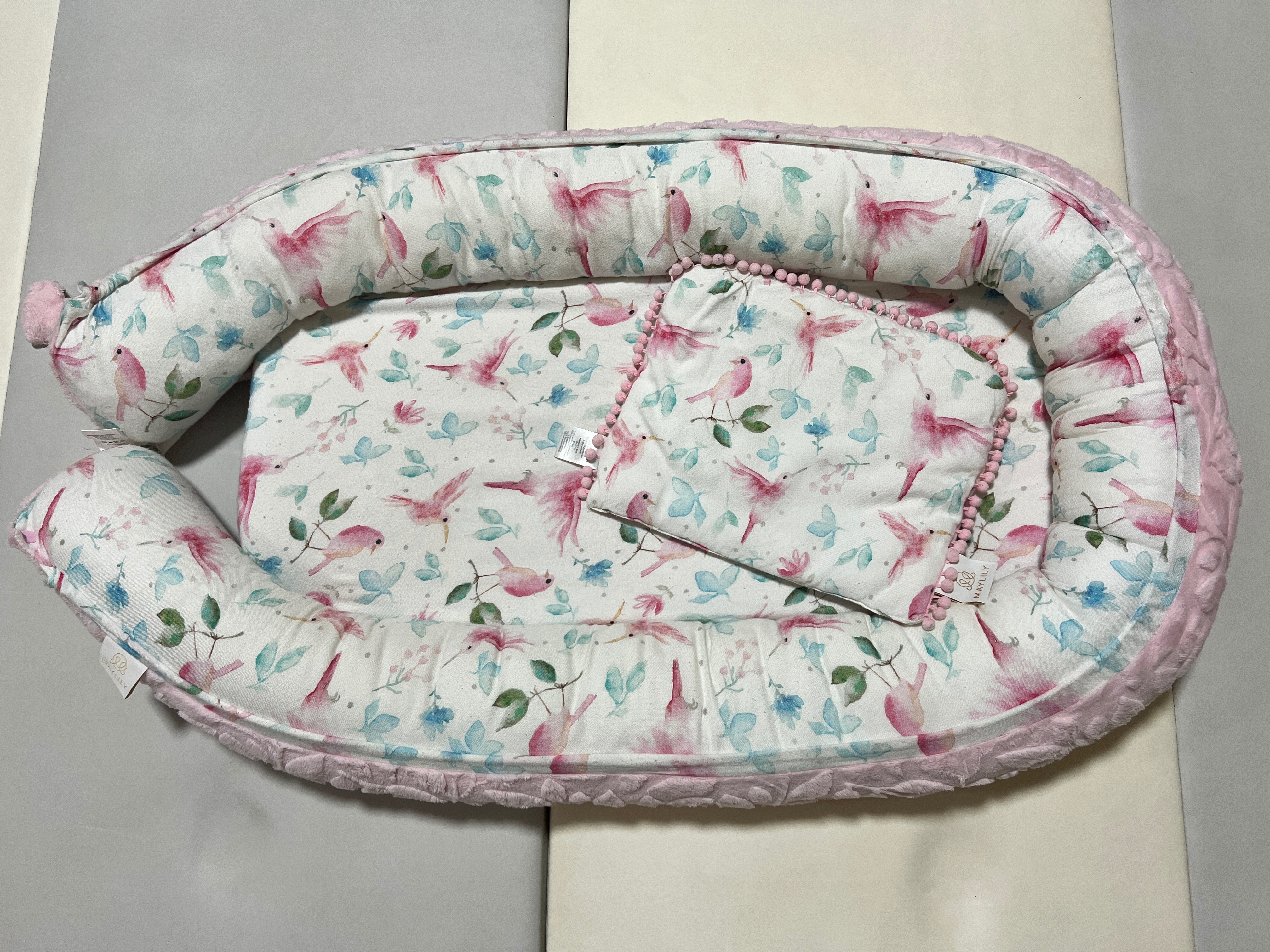 波蘭Maylily 竹纖柔雲雙面睡窩+竹纖愛睏寶貝枕