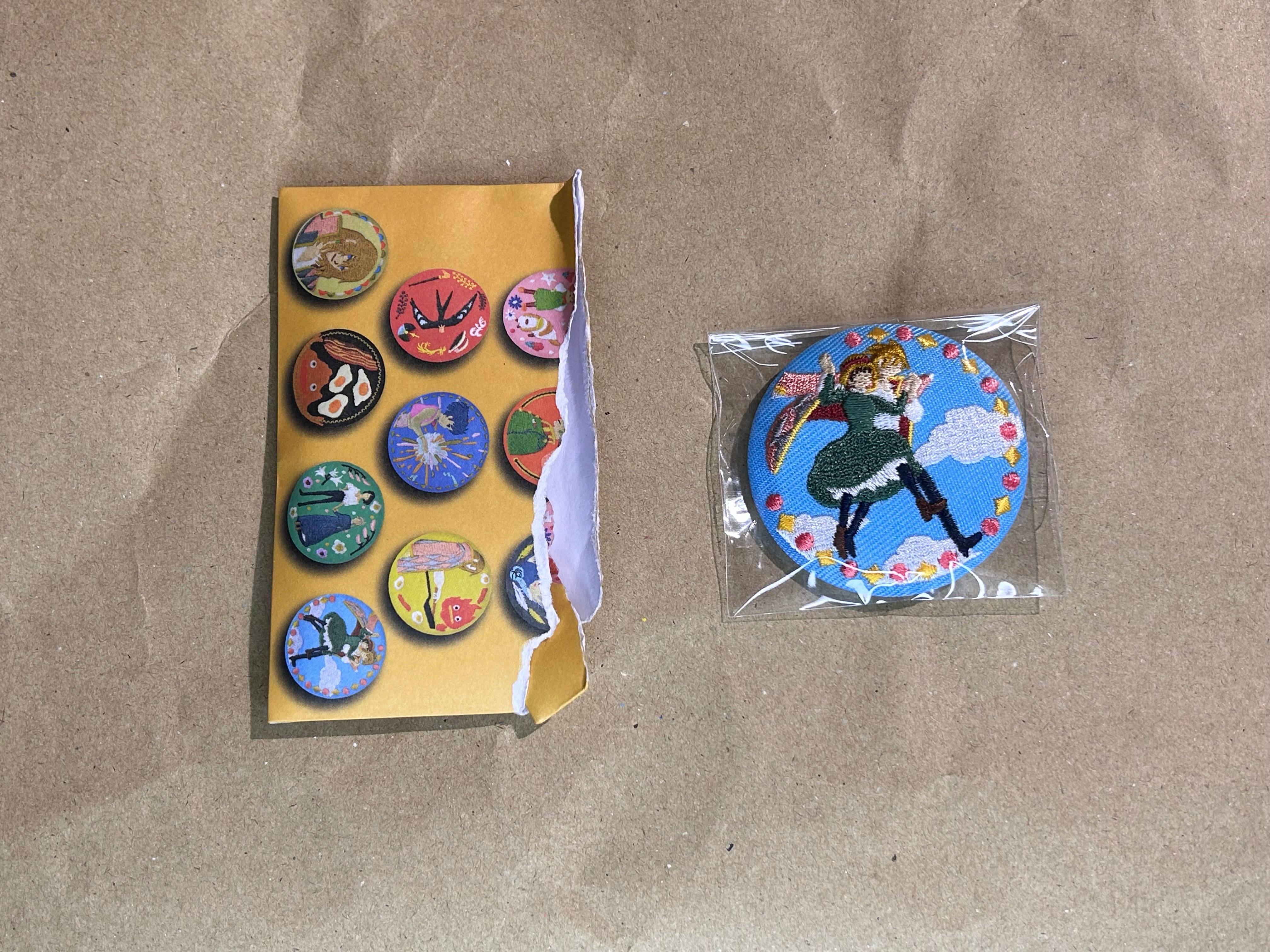 霍爾的移動城堡 刺繡徽章