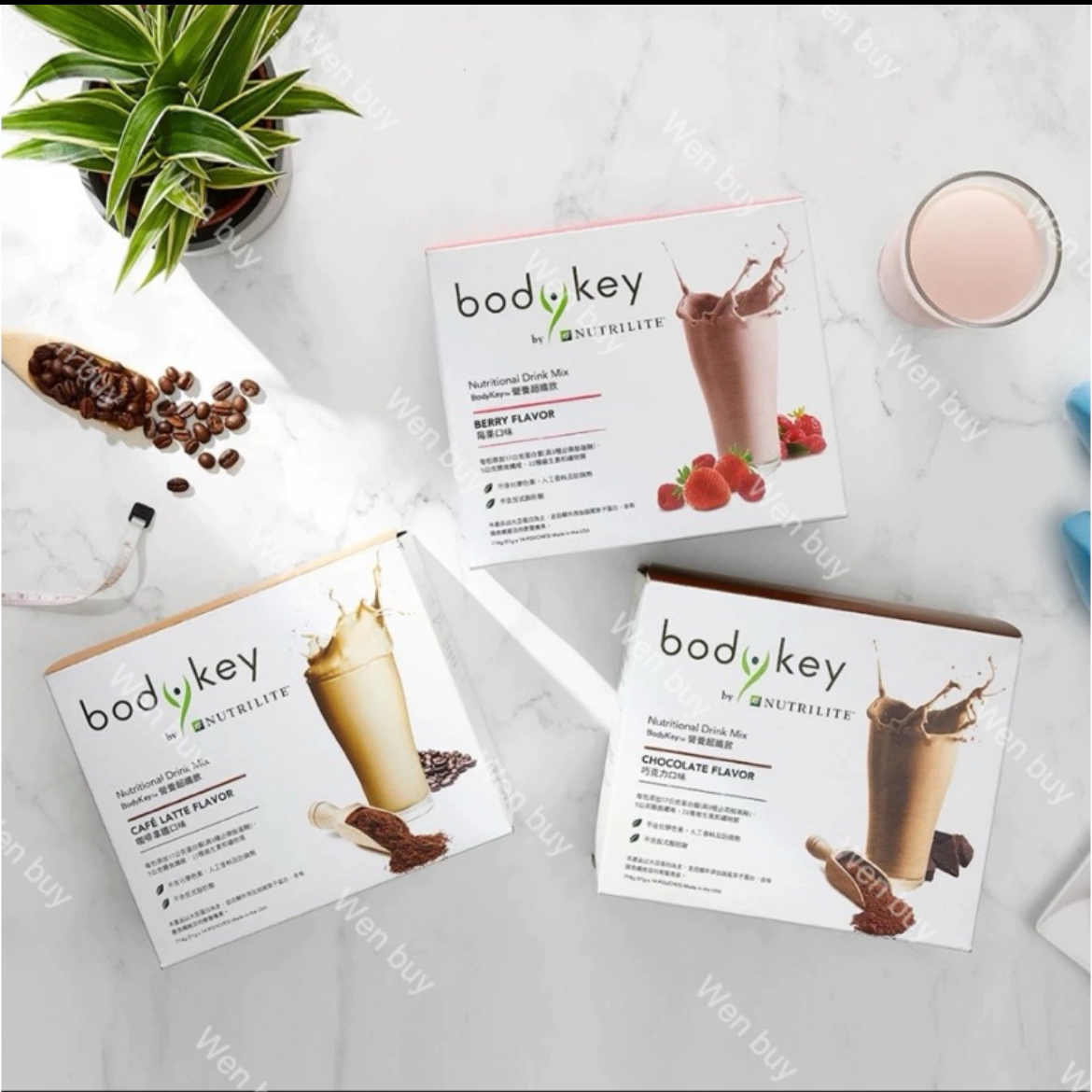 Amway 紐崔萊BodyKey營養飲品 健身補給 營養 膳食纖維