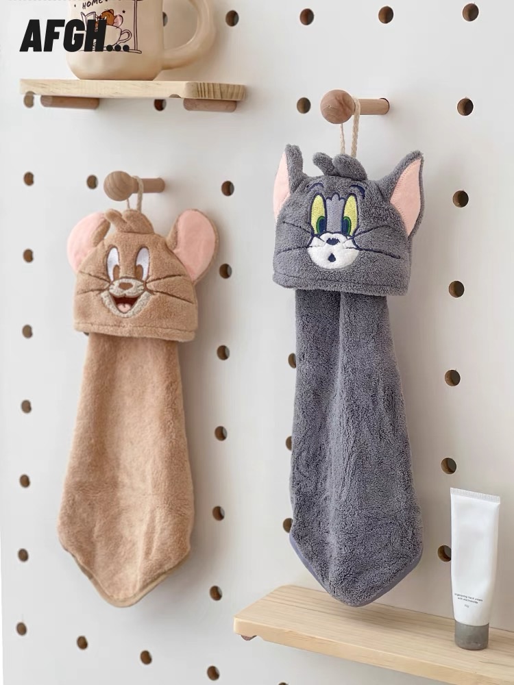 好運嚴選｜🐱🐭湯姆貓傑利鼠收納式洗臉毛巾