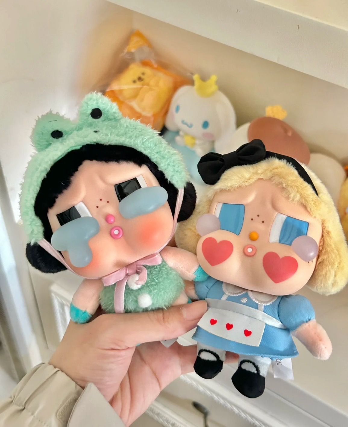 ＜預購＞CRY BABY 新品 搪膠臉哭娃 吊飾 13CM