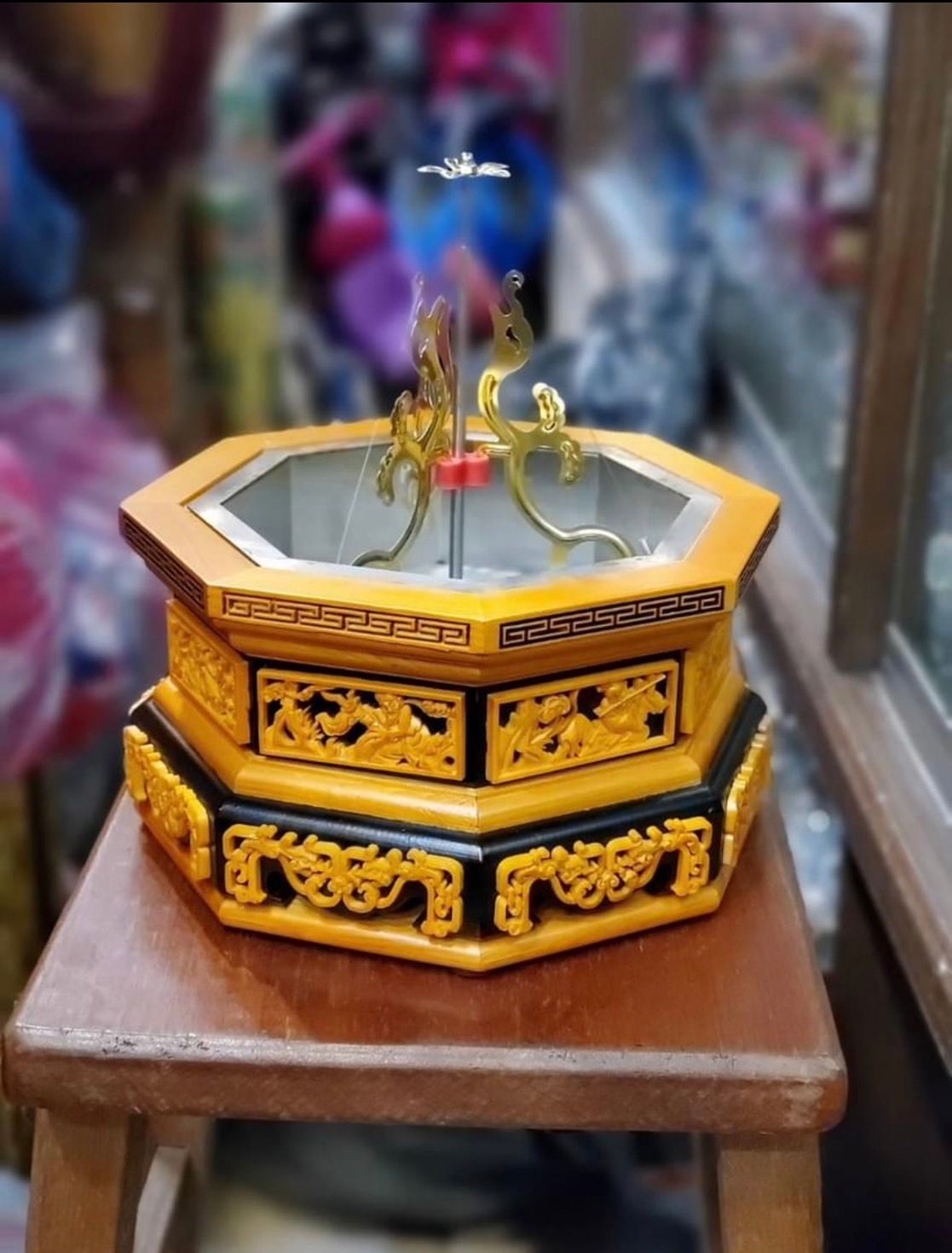 雙色八角香環盤