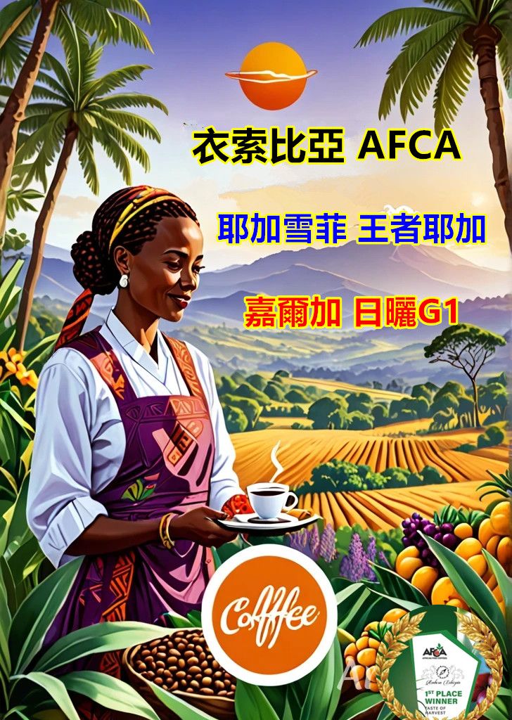 衣索比亞 AFCA TOH 王者耶加 嘉爾加 日曬G1