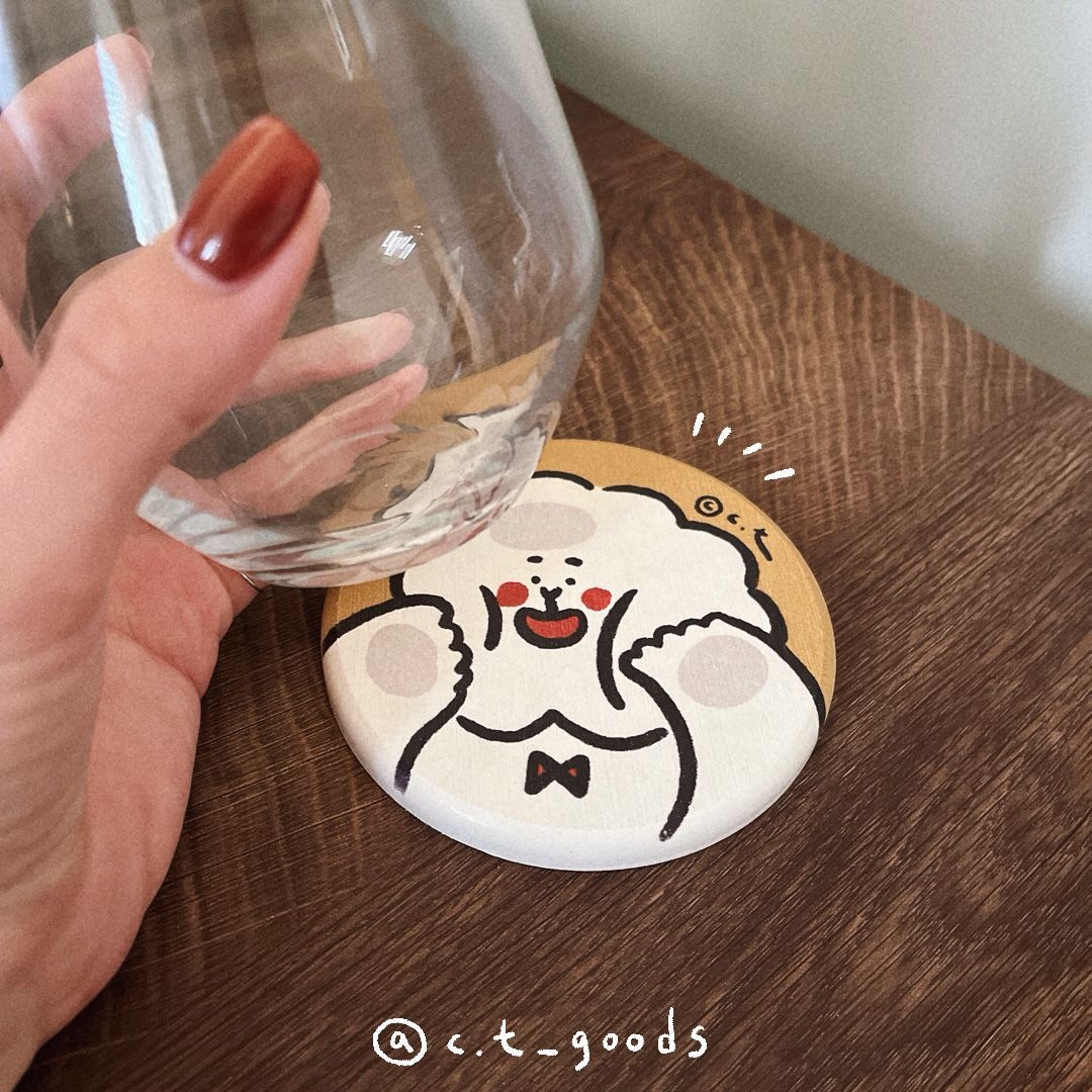 【 𝗰.𝘁_𝗴𝗼𝗼𝗱𝘀 】咚Drip珪藻土杯墊
