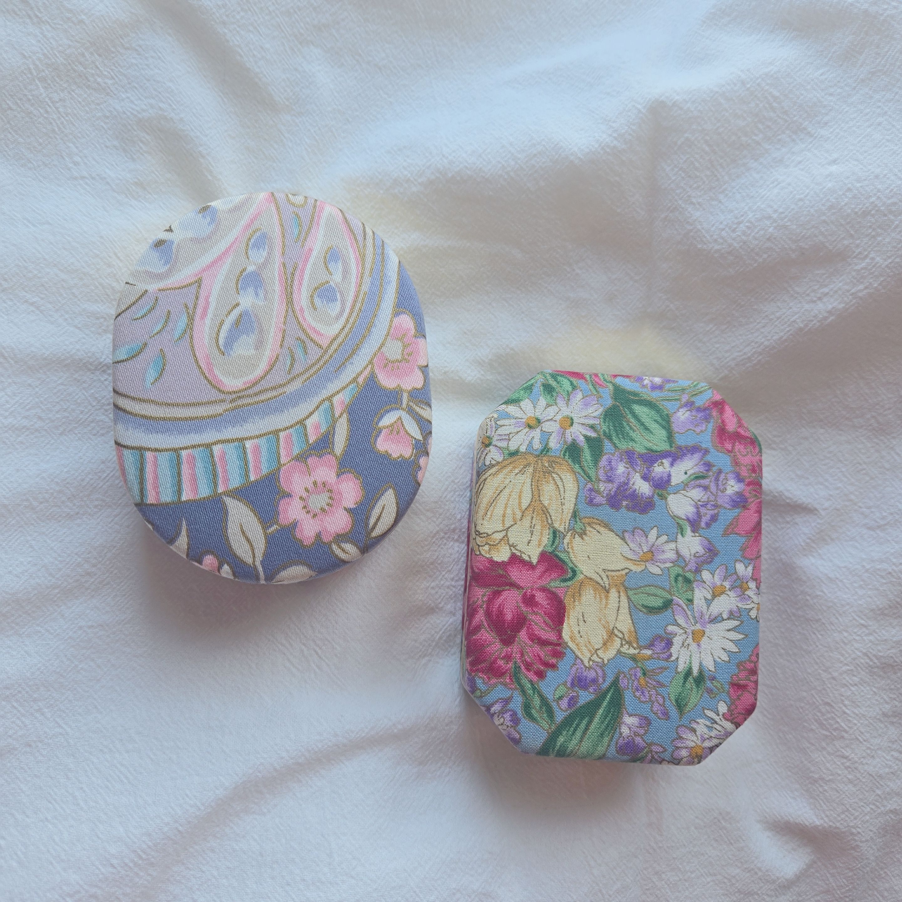 Vintage 緹花珠寶盒☆